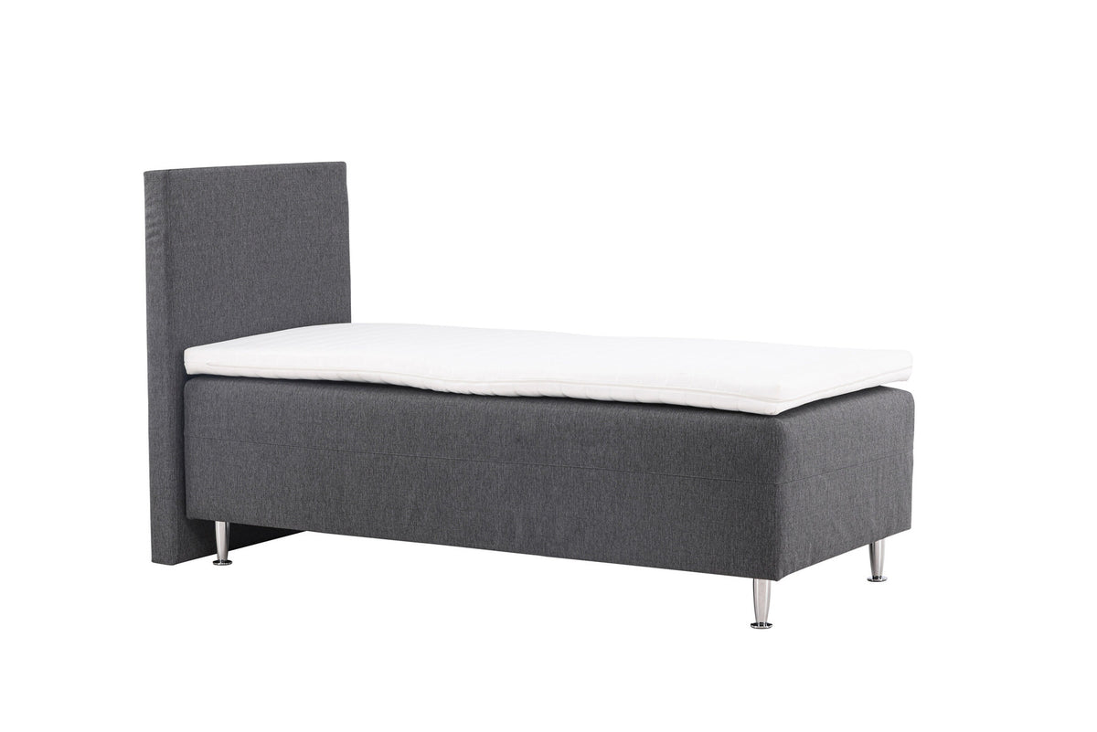 Bett Mesa in Dunkelgrau präsentiert im Onlineshop von KAQTU Design AG. Bett ist von Venture Home