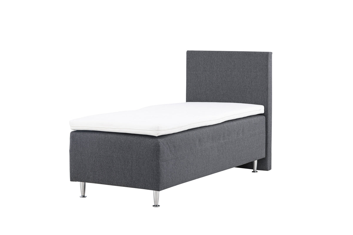 Bett Mesa in Dunkelgrau präsentiert im Onlineshop von KAQTU Design AG. Bett ist von Venture Home