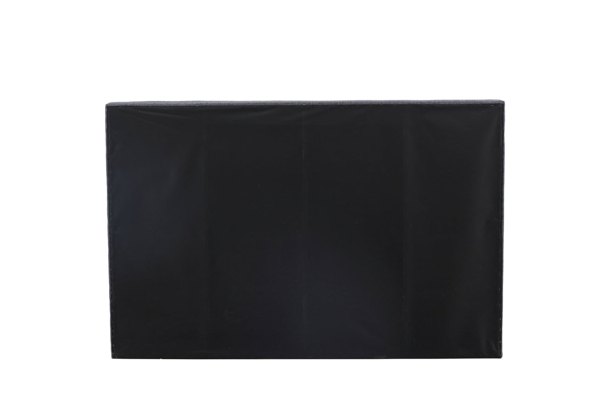 Bett Mesa in Dunkelgrau präsentiert im Onlineshop von KAQTU Design AG. Bett ist von Venture Home