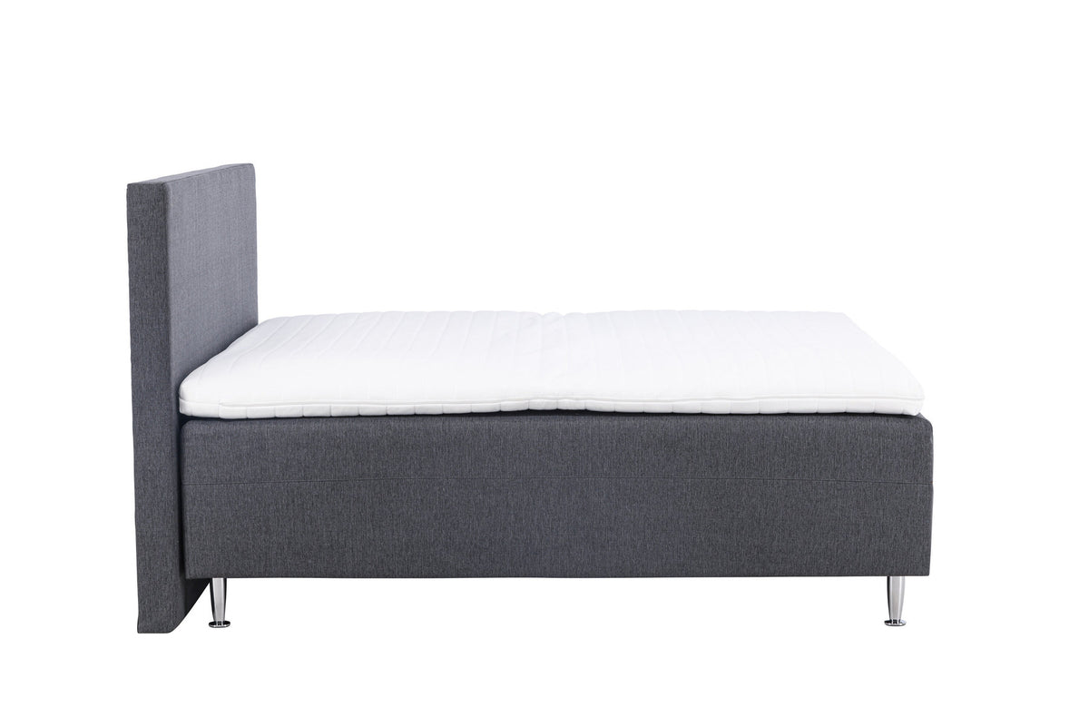 Bett Mesa in Dunkelgrau präsentiert im Onlineshop von KAQTU Design AG. Bett ist von Venture Home