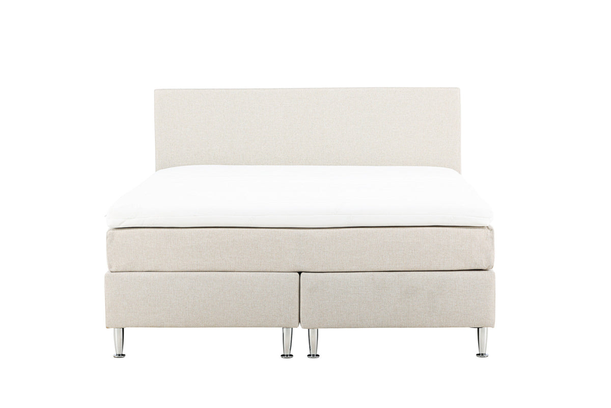 Bett Toledo in Beige präsentiert im Onlineshop von KAQTU Design AG. Bett ist von Venture Home