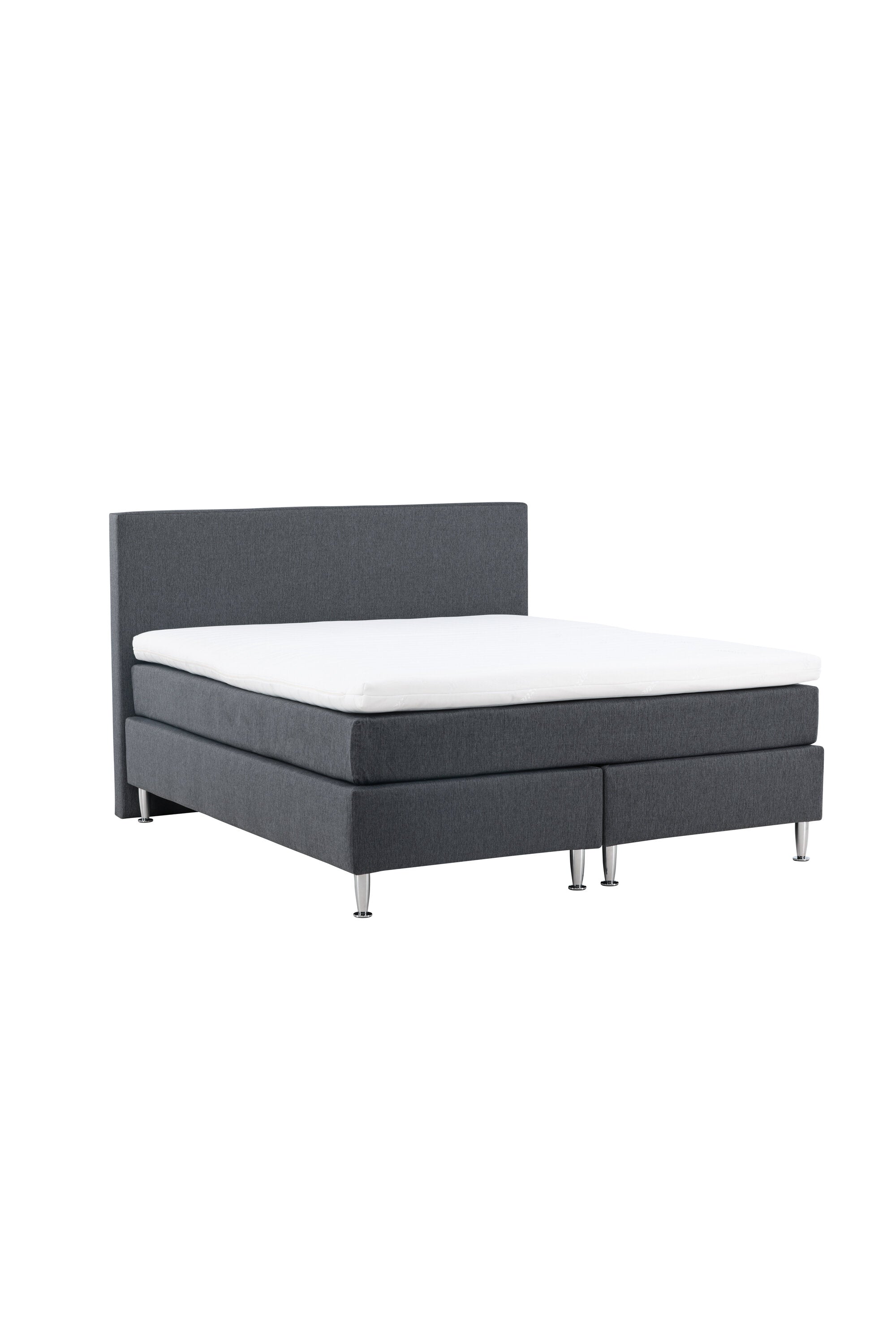 Bett Toledo in Dunkelgrau präsentiert im Onlineshop von KAQTU Design AG. Bett ist von Venture Home