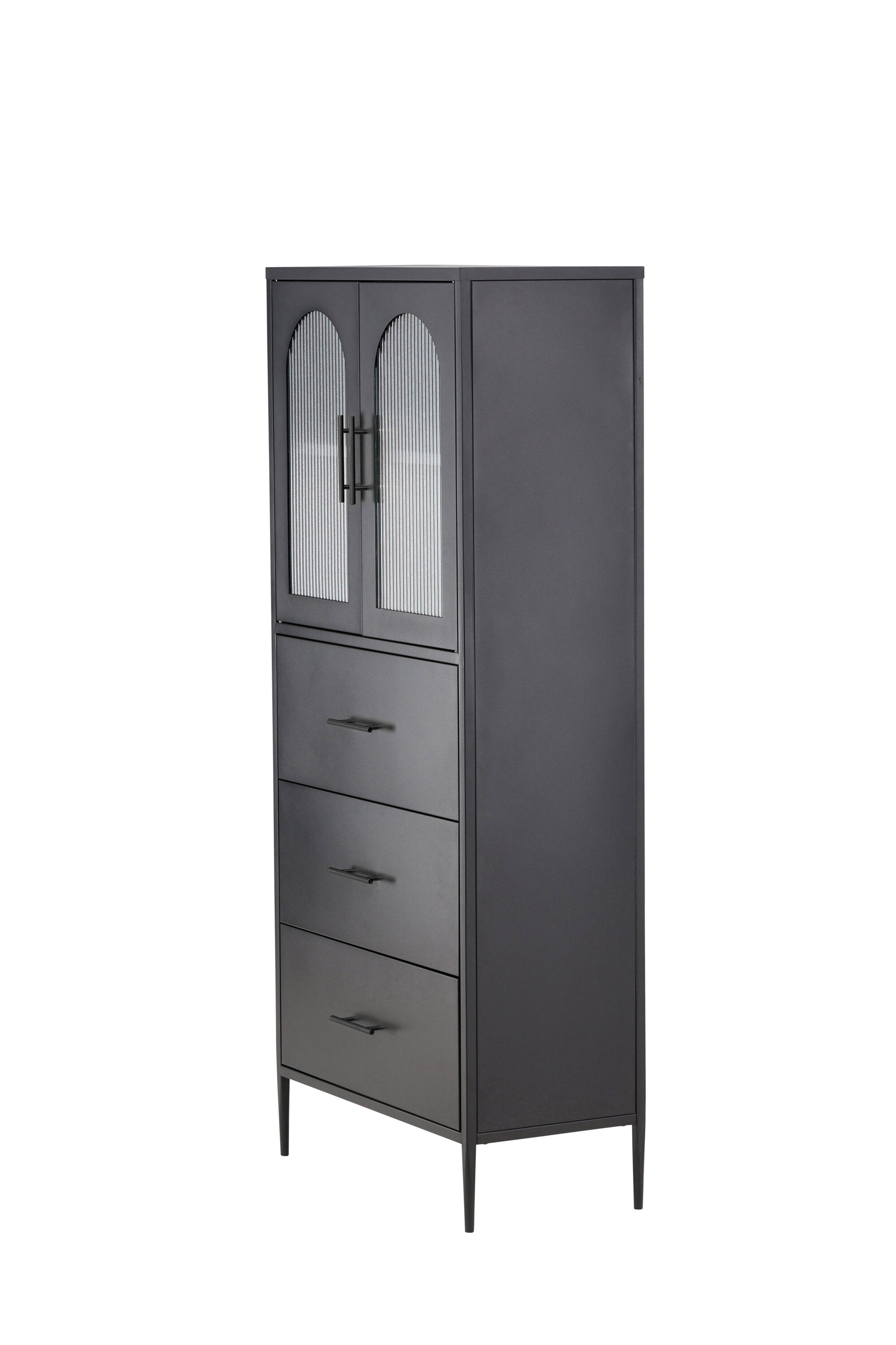 Kabinett La Paz in Schwarz präsentiert im Onlineshop von KAQTU Design AG. Cabinet ist von Venture Home