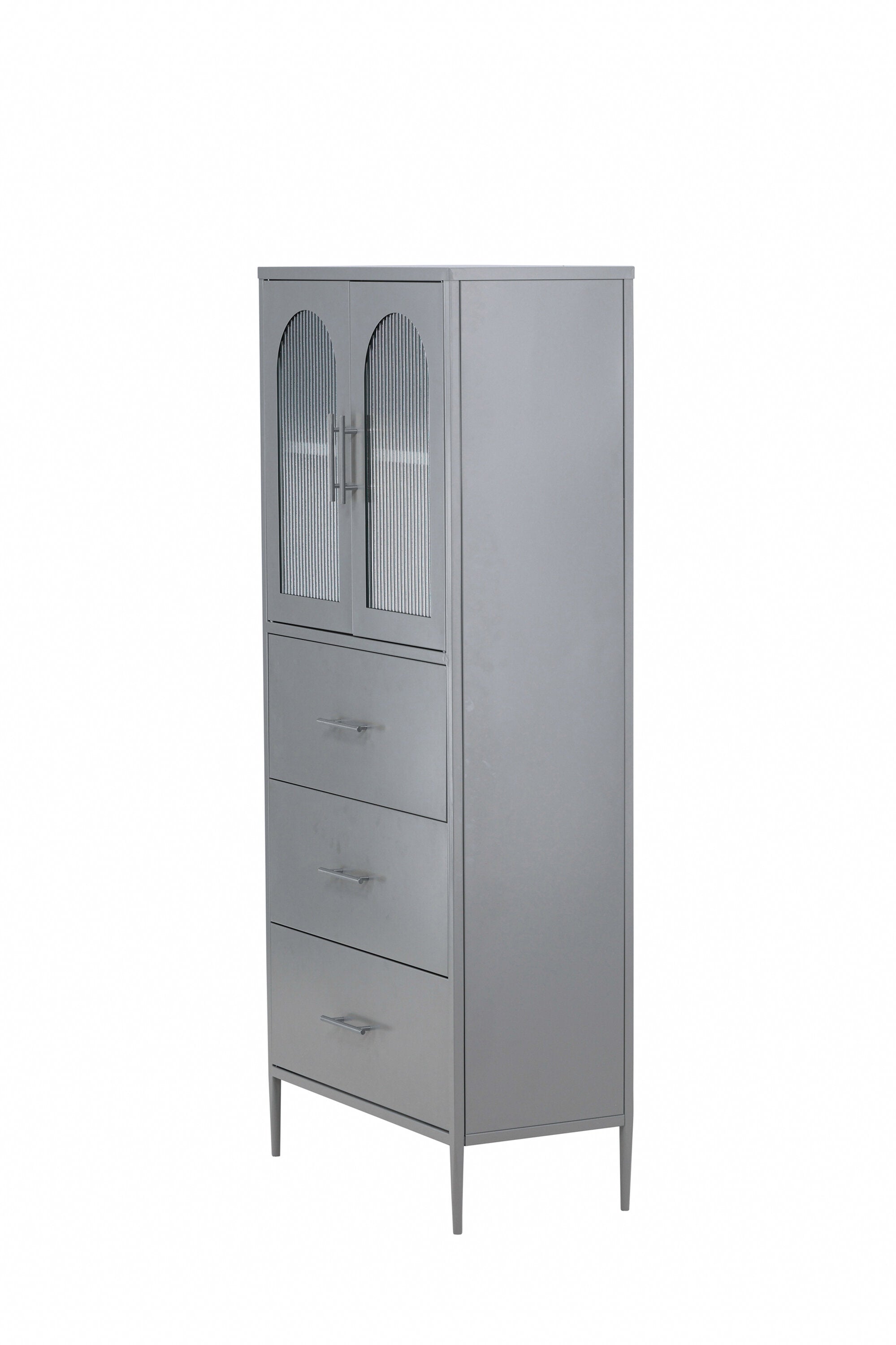 Kabinett La Paz in Hellgrau präsentiert im Onlineshop von KAQTU Design AG. Cabinet ist von Venture Home