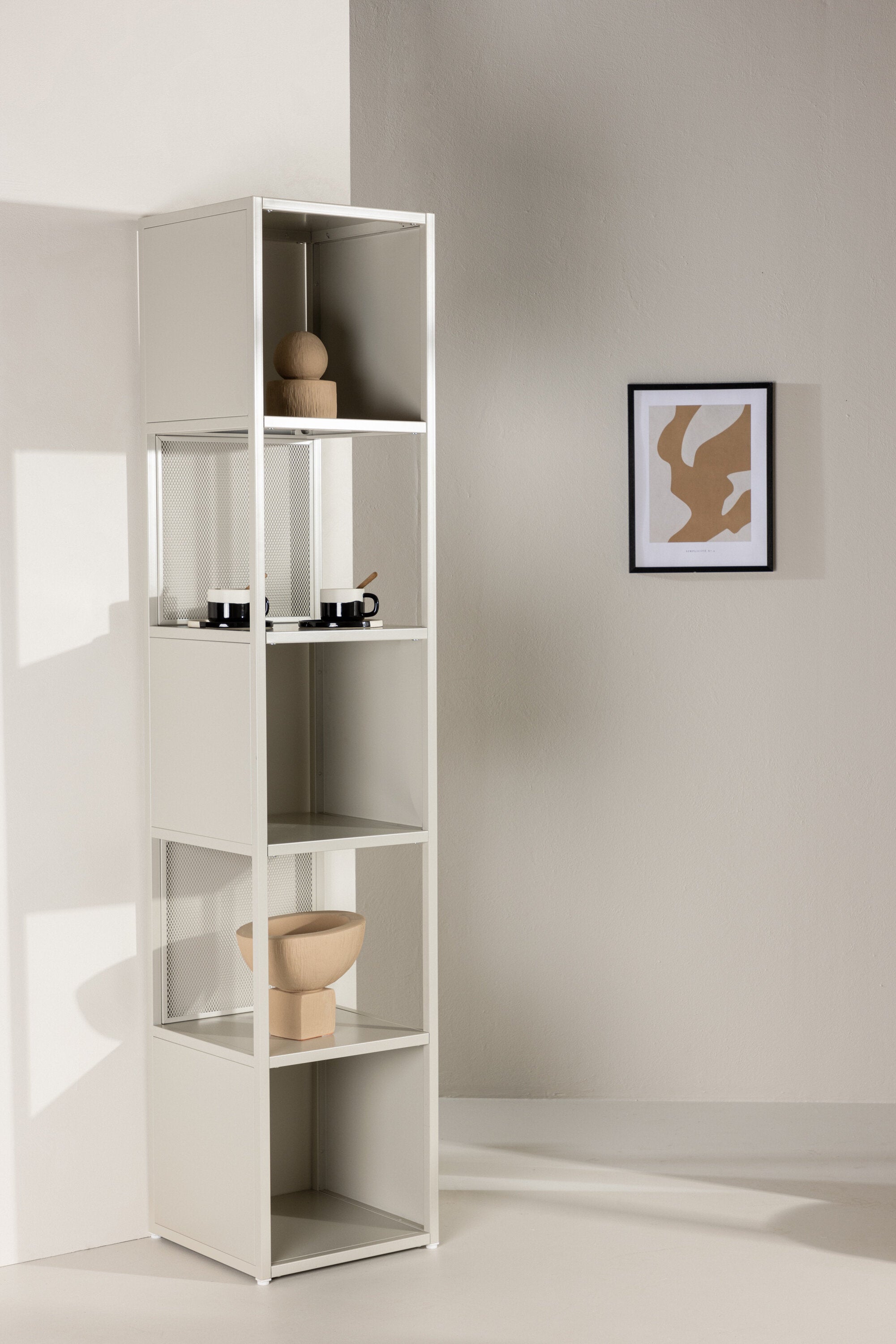 Buenos Aires Regal in Beige präsentiert im Onlineshop von KAQTU Design AG. Standregal ist von Venture Home