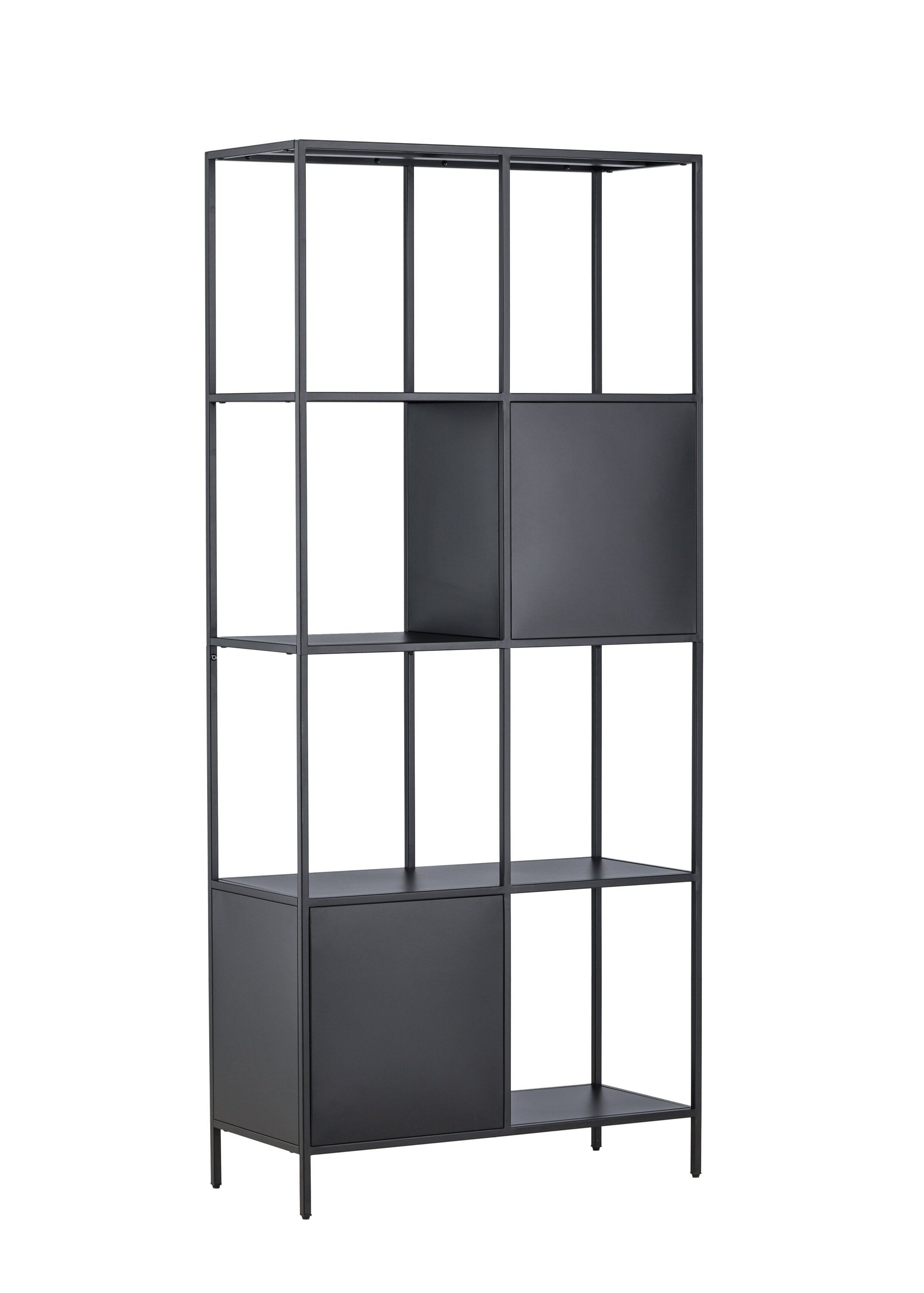 Porto Regal in Schwarz präsentiert im Onlineshop von KAQTU Design AG. Standregal ist von Venture Home