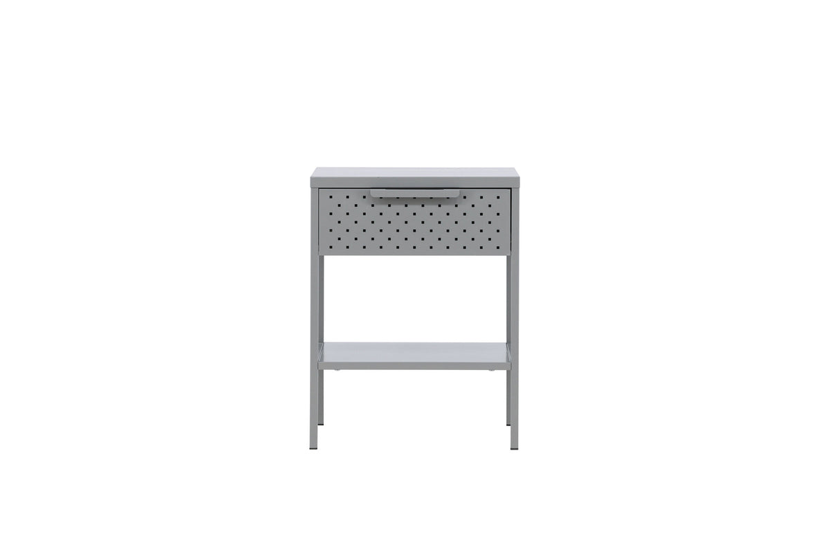 Sacramento Kommode in Hellgrau präsentiert im Onlineshop von KAQTU Design AG. Nachttisch ist von Venture Home