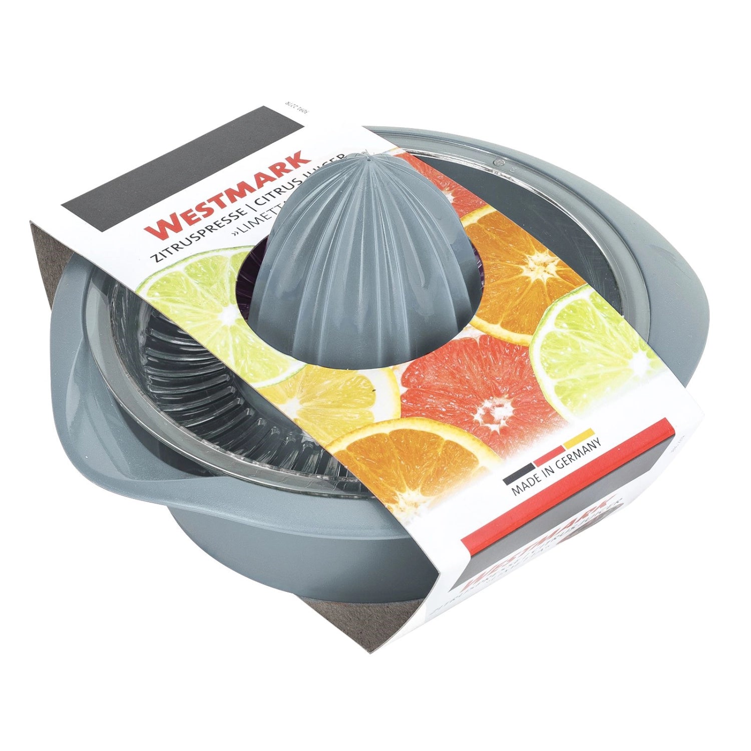 Limetta Zitrus- und Orangenpresse 0.5l blau in Blau präsentiert im Onlineshop von KAQTU Design AG. Küchenhelfer ist von Westmark