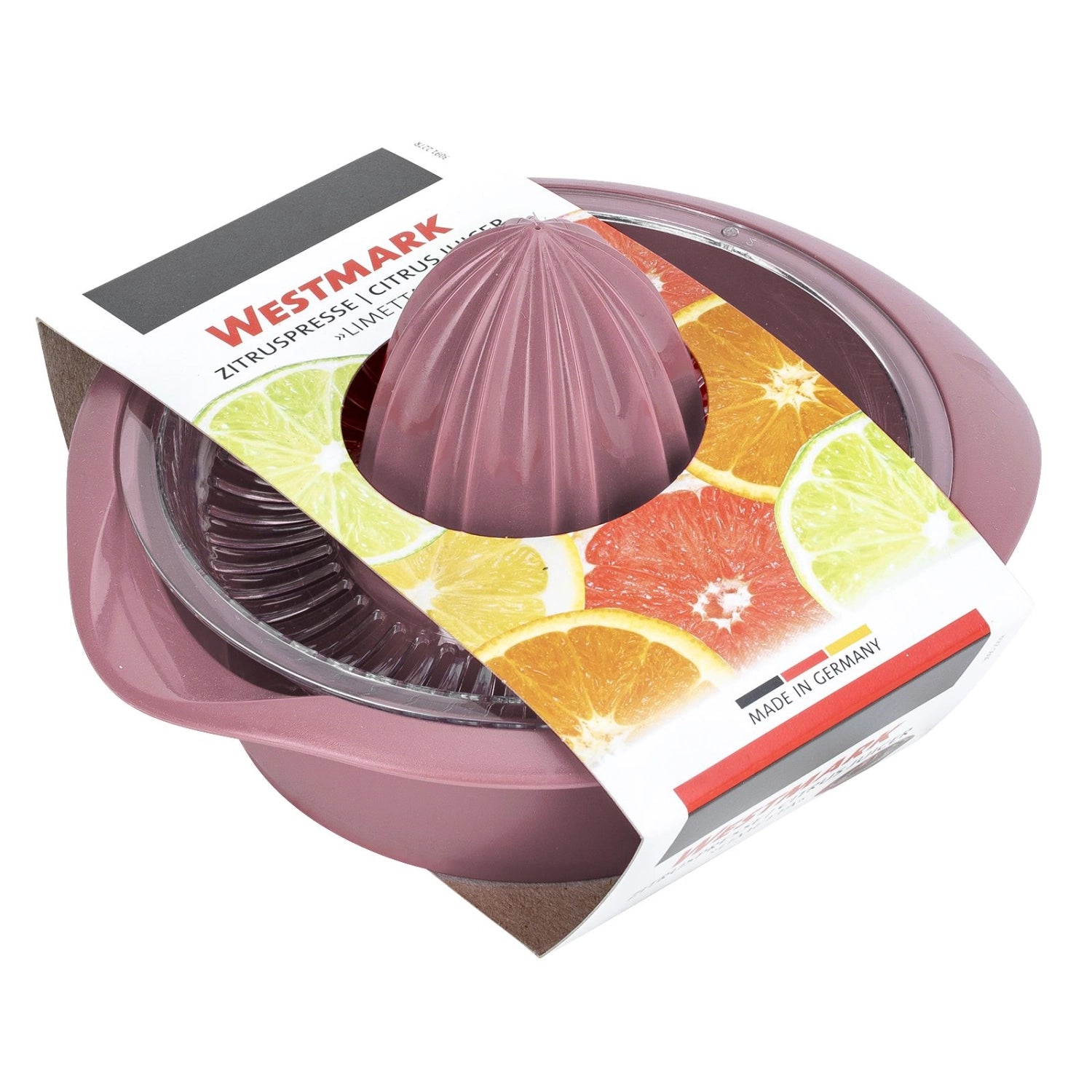 Limetta Zitrus- und Orangenpresse 0.5l rosa in Pink präsentiert im Onlineshop von KAQTU Design AG. Küchenhelfer ist von Westmark