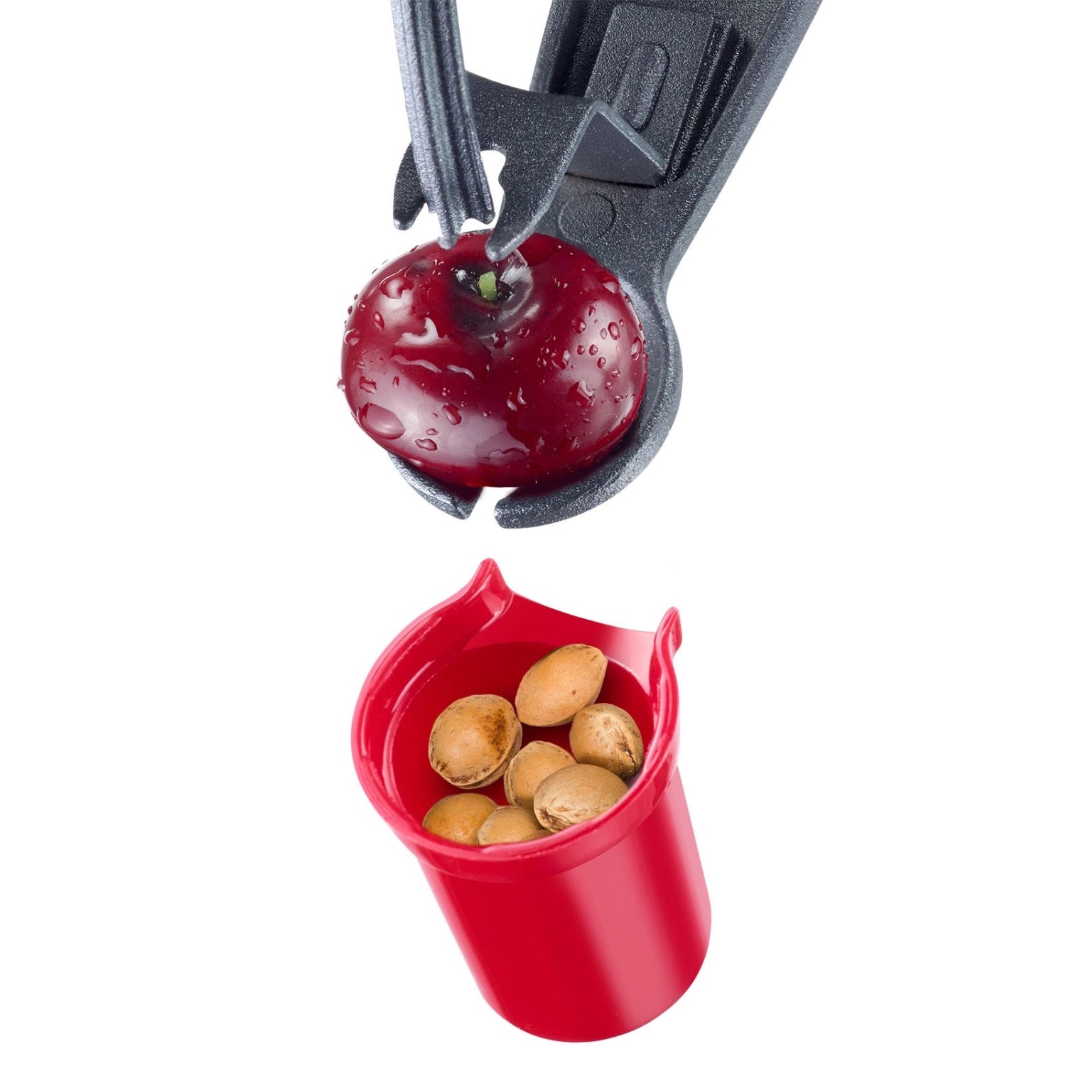 Kerni Kirschentkerner in Silber präsentiert im Onlineshop von KAQTU Design AG. Küchenhelfer ist von Westmark