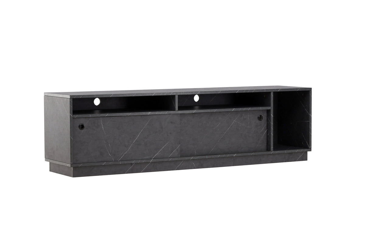 Girnona TV Sideboard in Schwarz präsentiert im Onlineshop von KAQTU Design AG. TV-Möbel ist von Venture Home