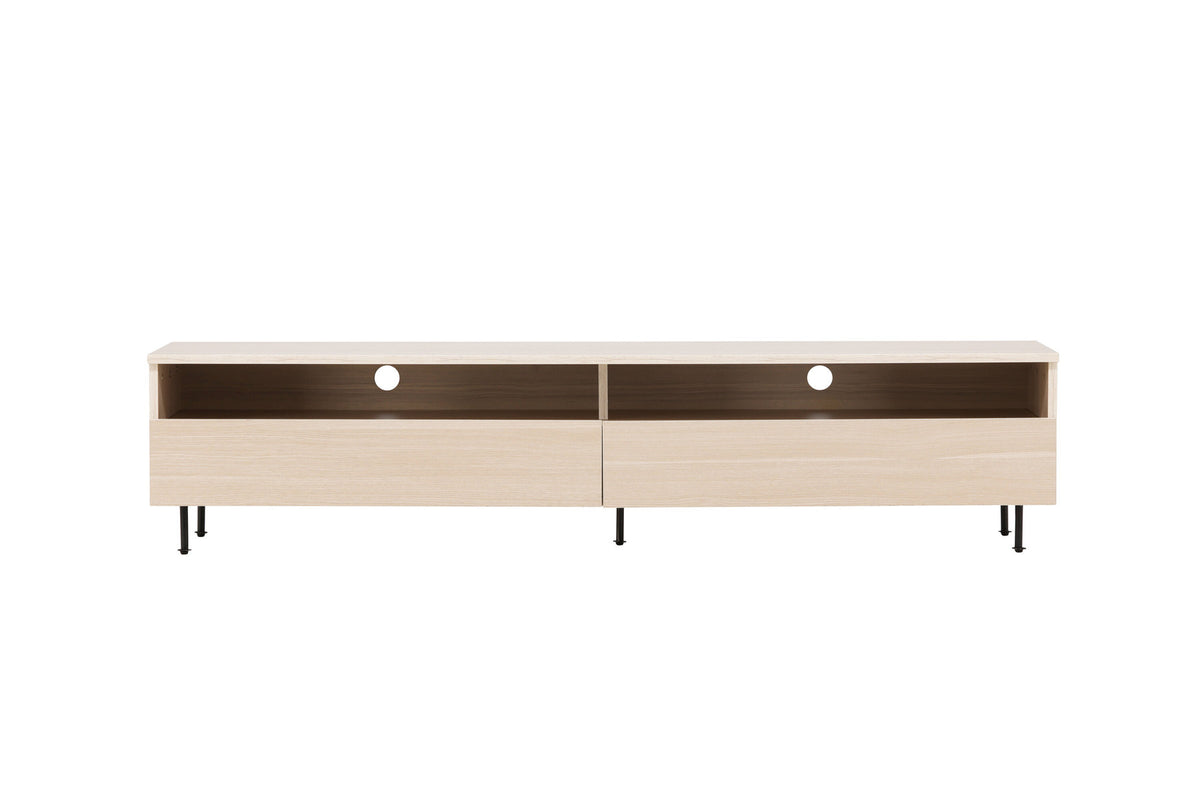 Navarra TV Sideboard in Schwarz/ Weisswäsche präsentiert im Onlineshop von KAQTU Design AG. TV-Möbel ist von Venture Home