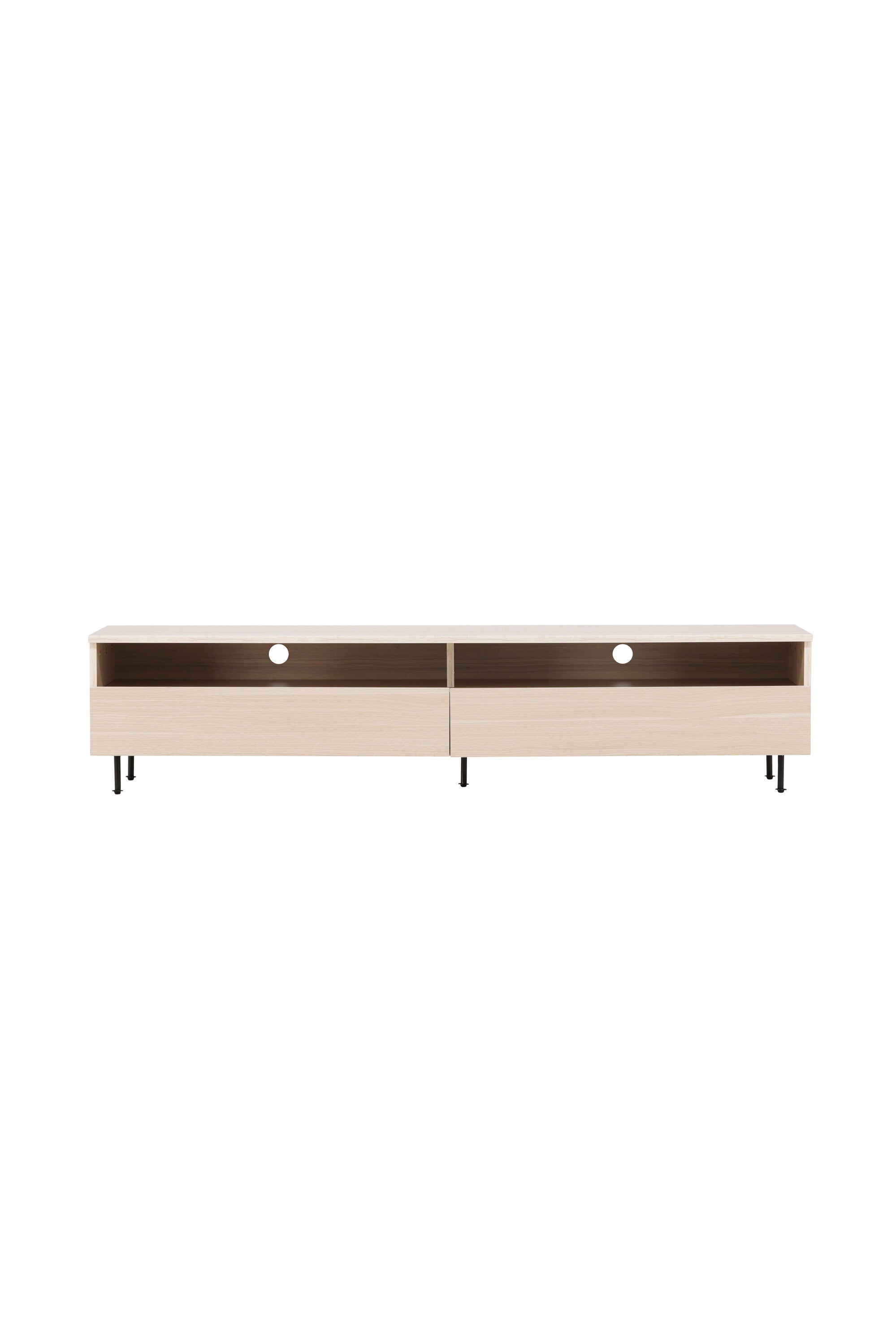 Navarra TV Sideboard in Schwarz/ Weisswäsche präsentiert im Onlineshop von KAQTU Design AG. Sideboard ist von Venture Home