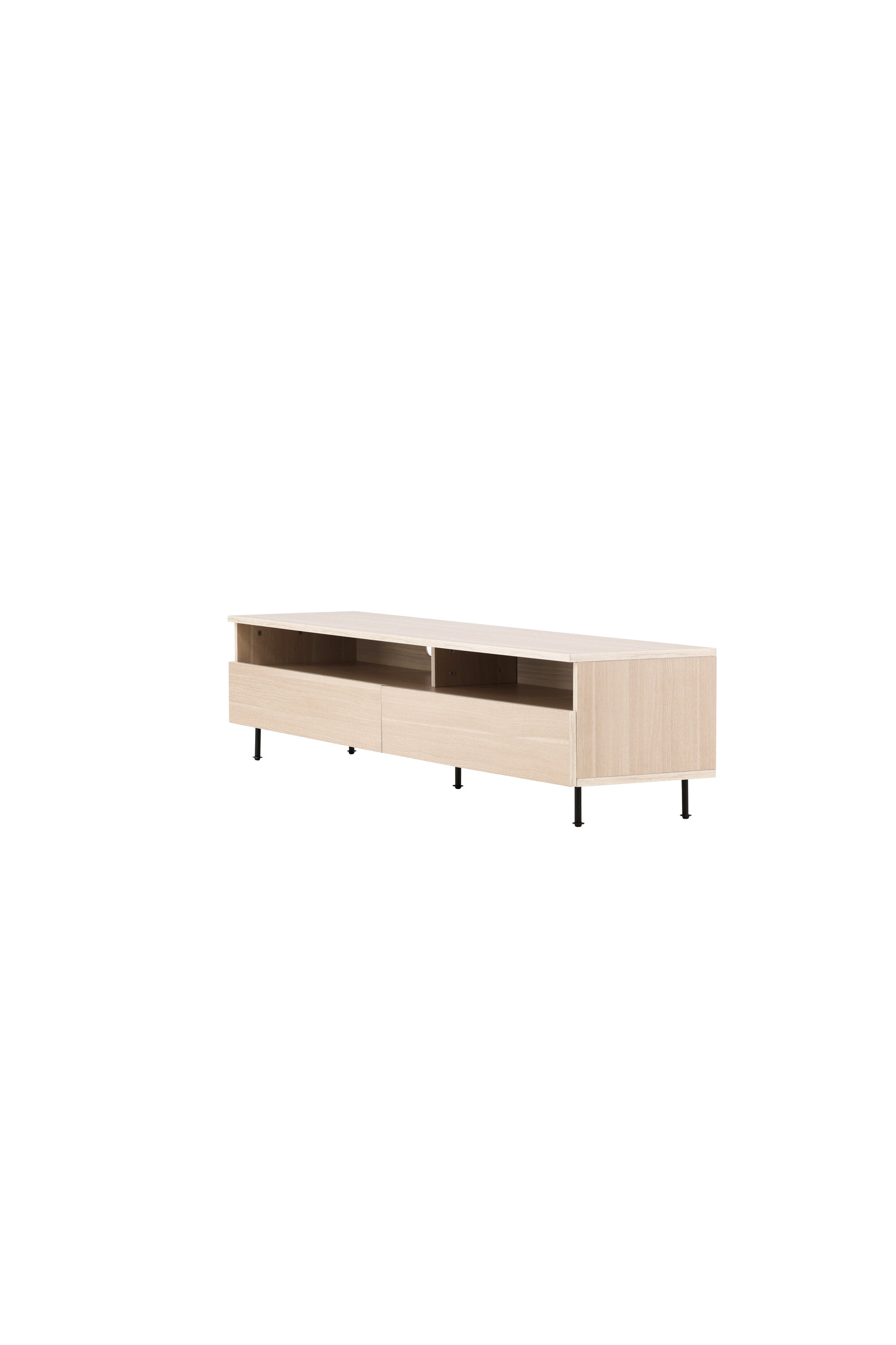 Navarra TV Sideboard in Schwarz/ Weisswäsche präsentiert im Onlineshop von KAQTU Design AG. TV-Möbel ist von Venture Home