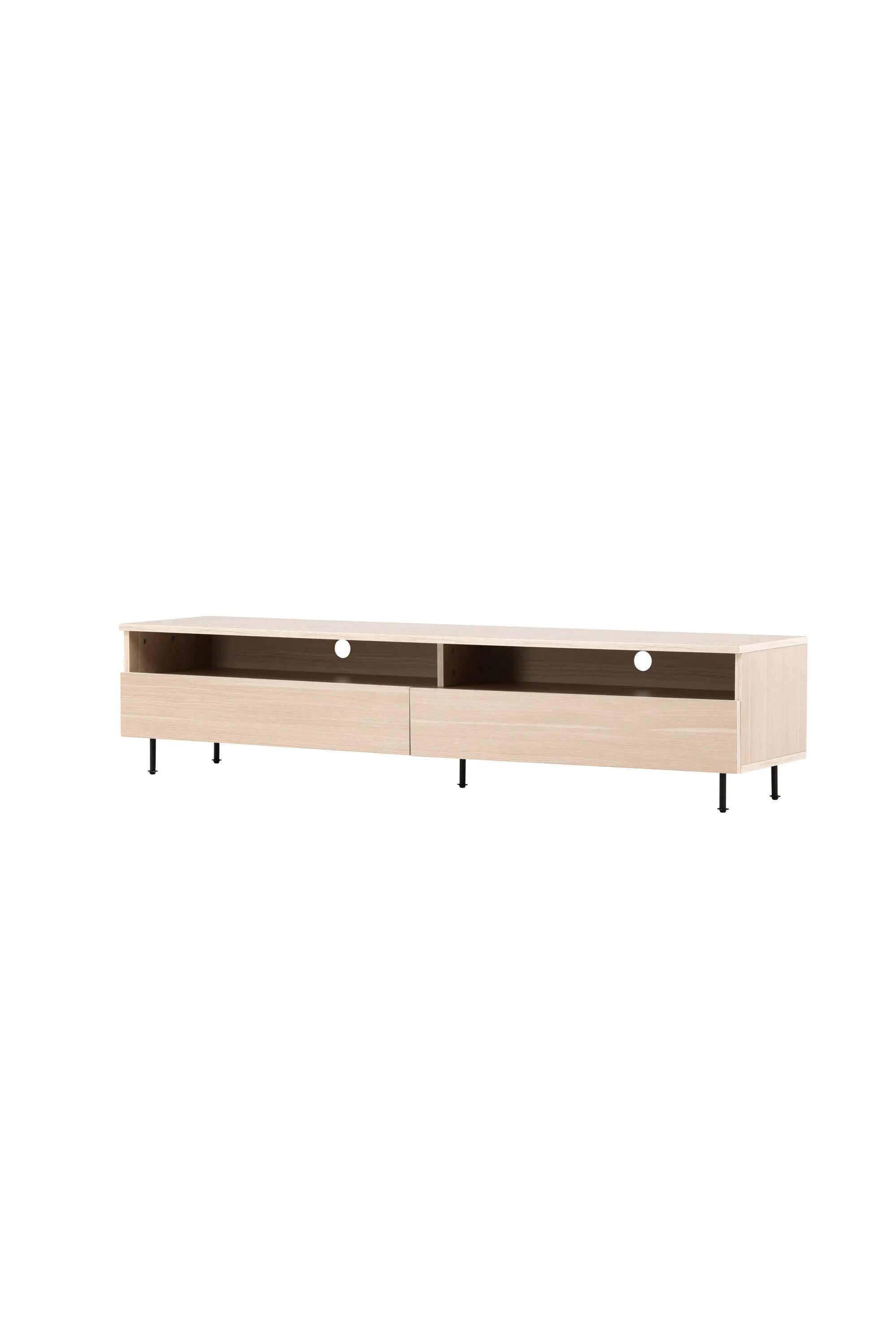 Navarra TV Sideboard in Schwarz/ Weisswäsche präsentiert im Onlineshop von KAQTU Design AG. Sideboard ist von Venture Home