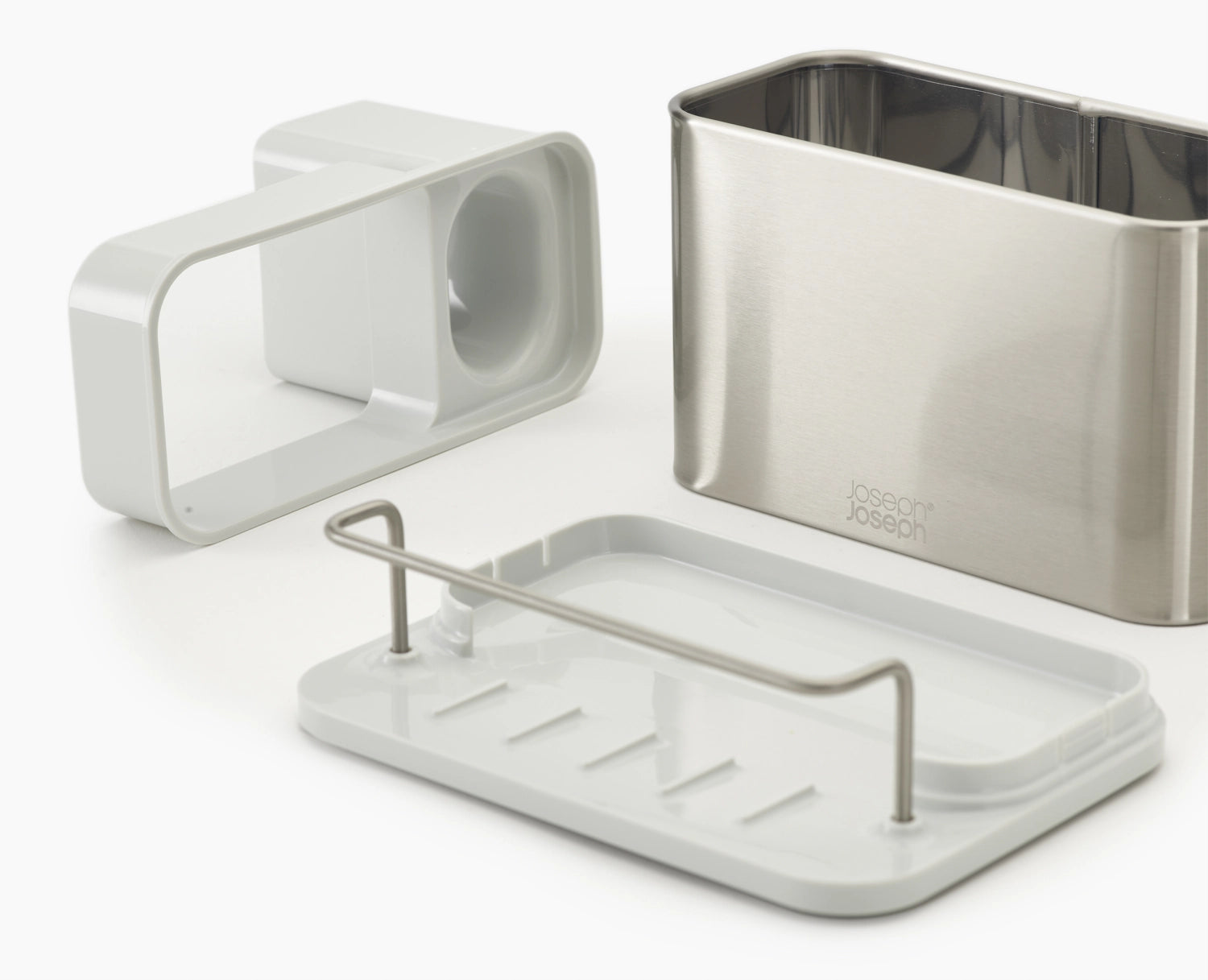Surface sink holder stainless steel ECRU 18x12.5x12.8cm