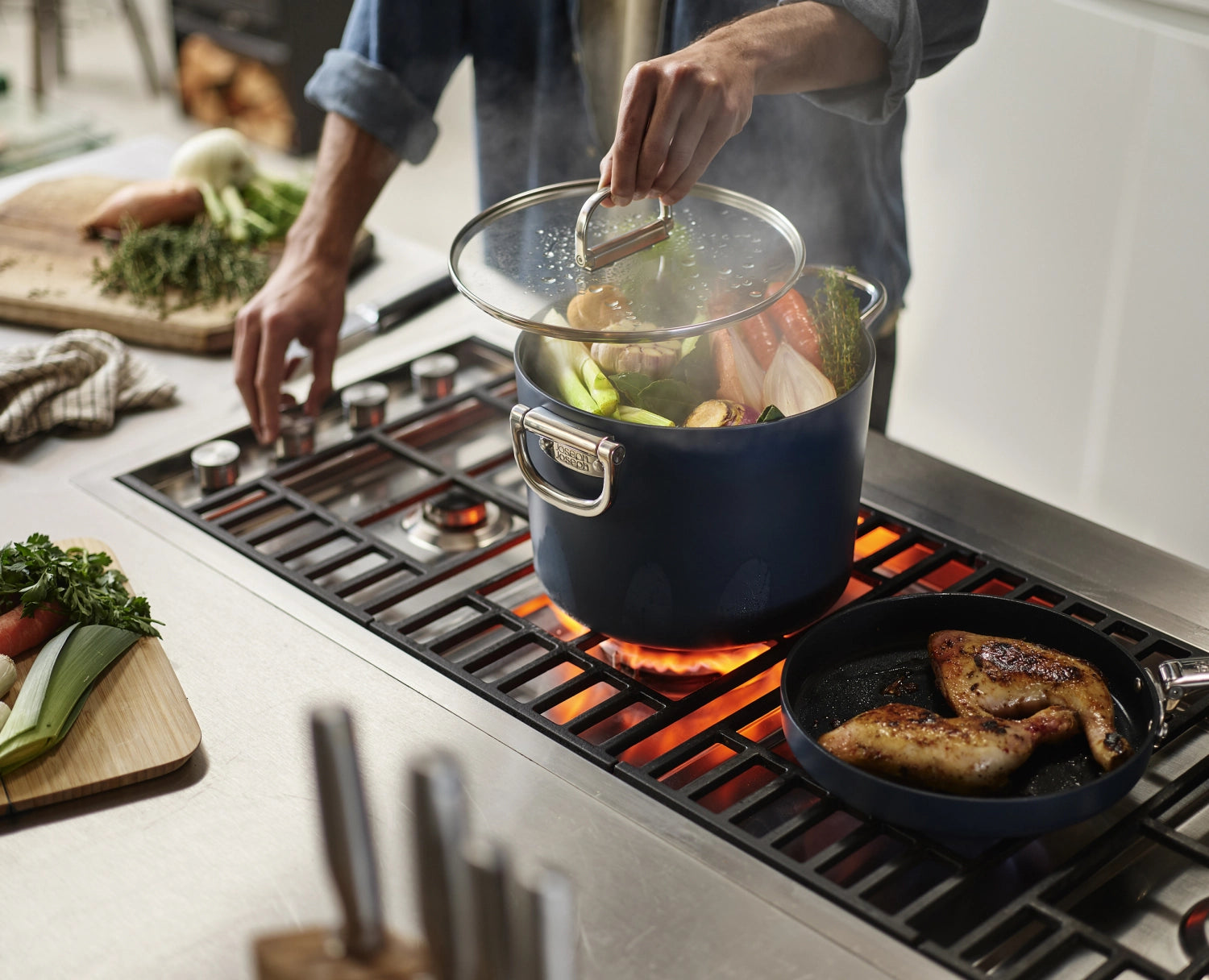 Space Suppentopf D25cm Griffe klappbar