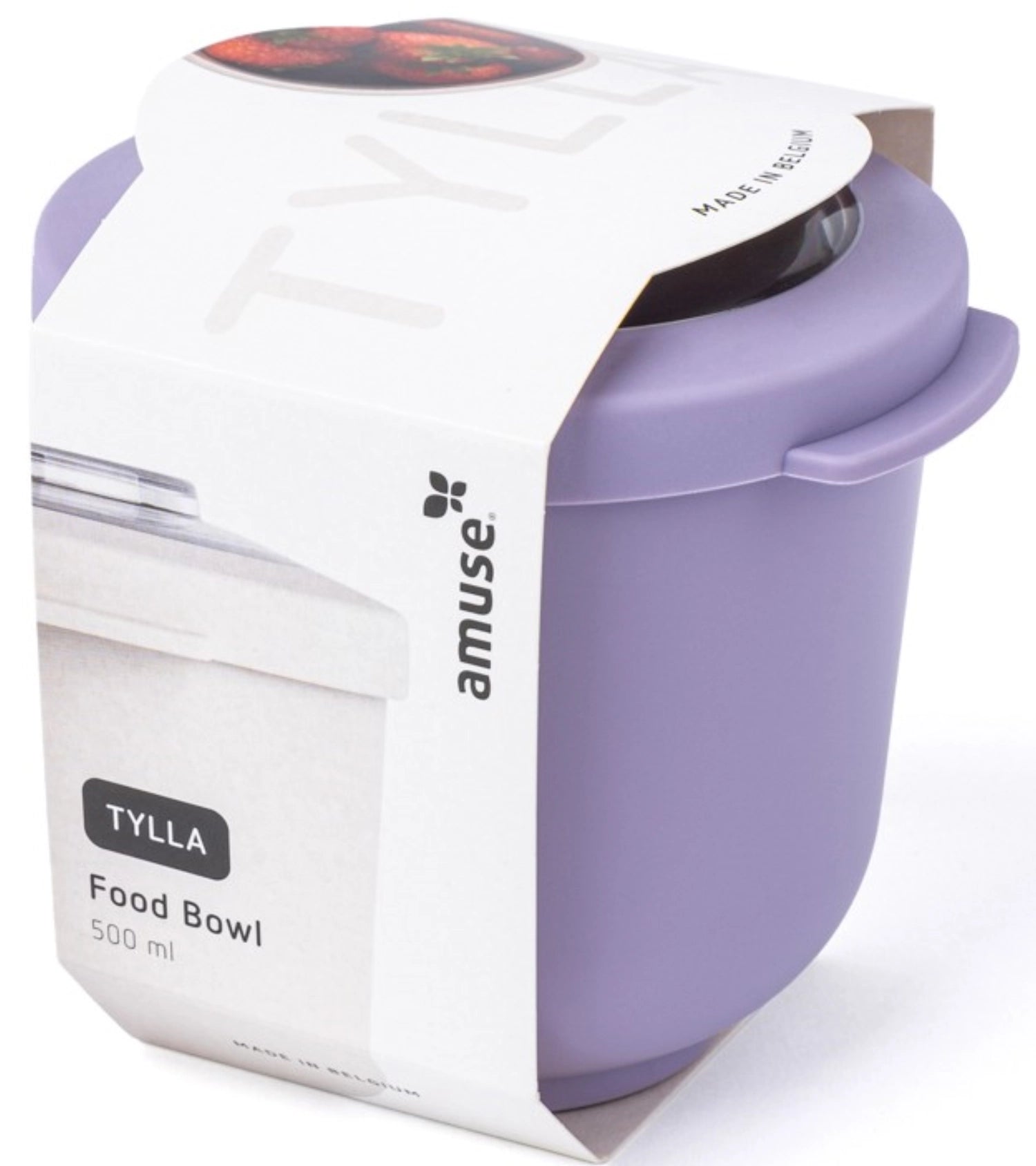 Stilvolle Tylla Bowl in zartem Lavendel, 500ml, aus strapazierfähigem PP, perfekt für gesunde Snacks und Lunch to go.