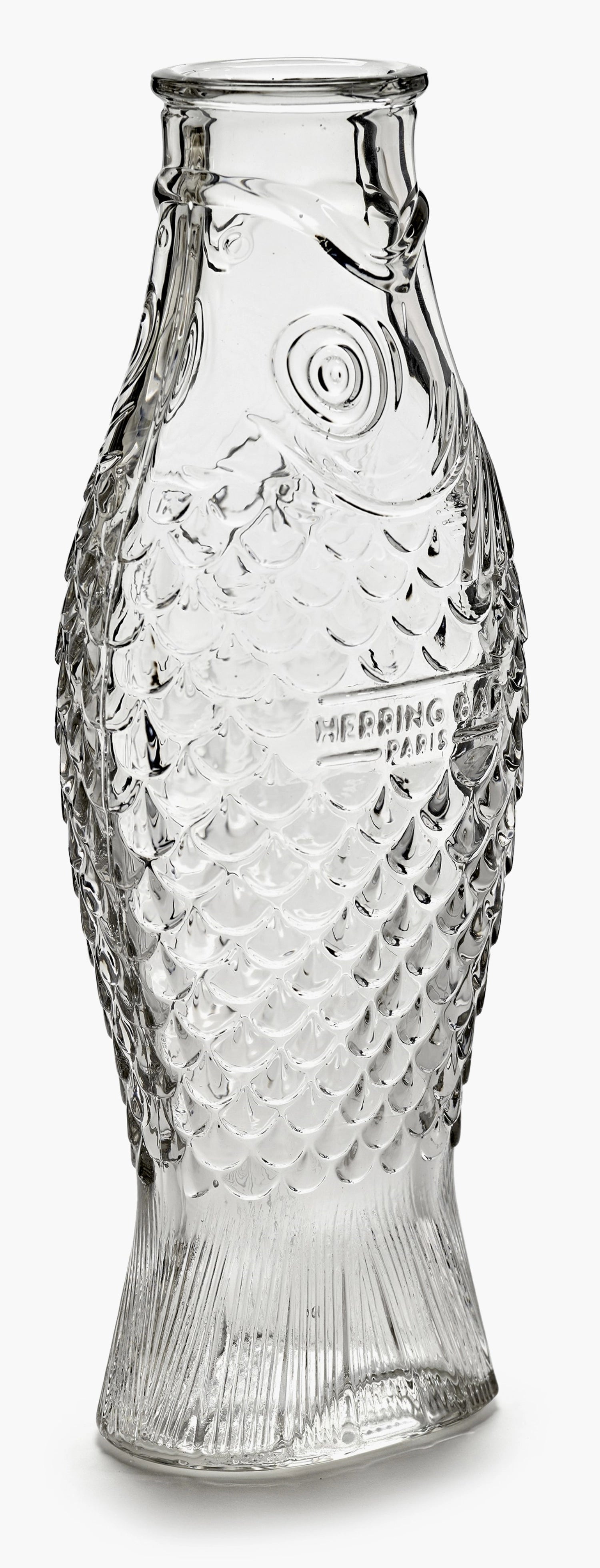 Transparente P. Navone Fish&Fish Karaffe von Serax, 1 Liter, mit modernem Design, perfekt für die stilvolle Präsentation von Getränken.