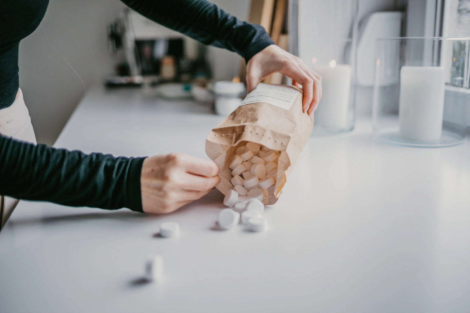 120 leistungsstarke Spülmaschinentabs von Nordesign, perfekt für strahlend sauberes Geschirr und mühelose Reinigung in der Spülmaschine.