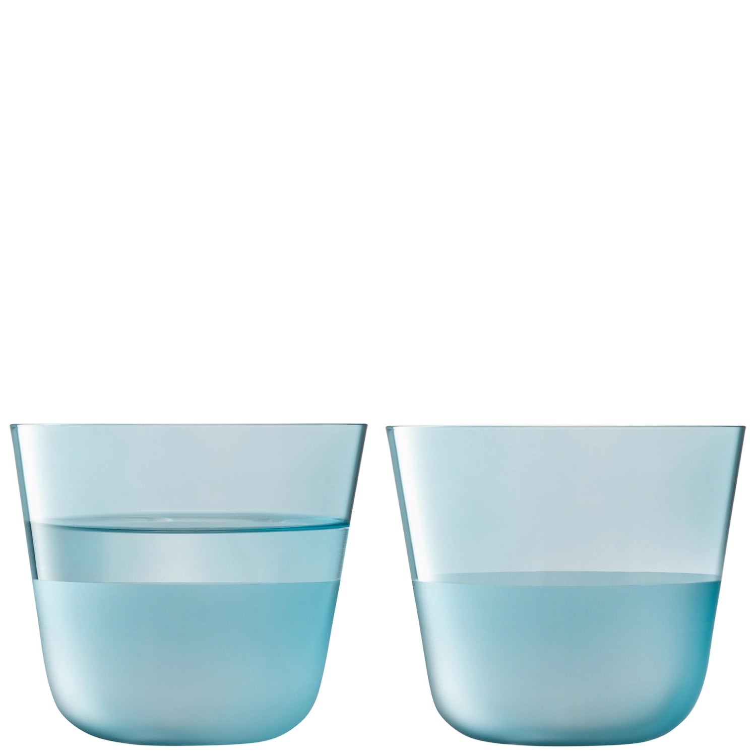 Set of 2 Arc Contrast drinking cups 260ml sky