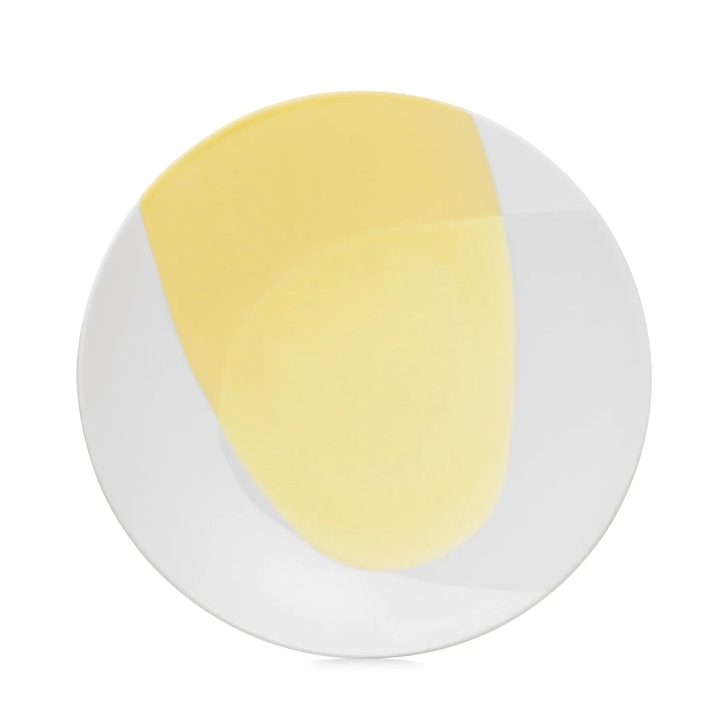 Confluence Teller flach D26cm safran alabaster weiss in Gelb präsentiert im Onlineshop von KAQTU Design AG. Teller ist von Revol