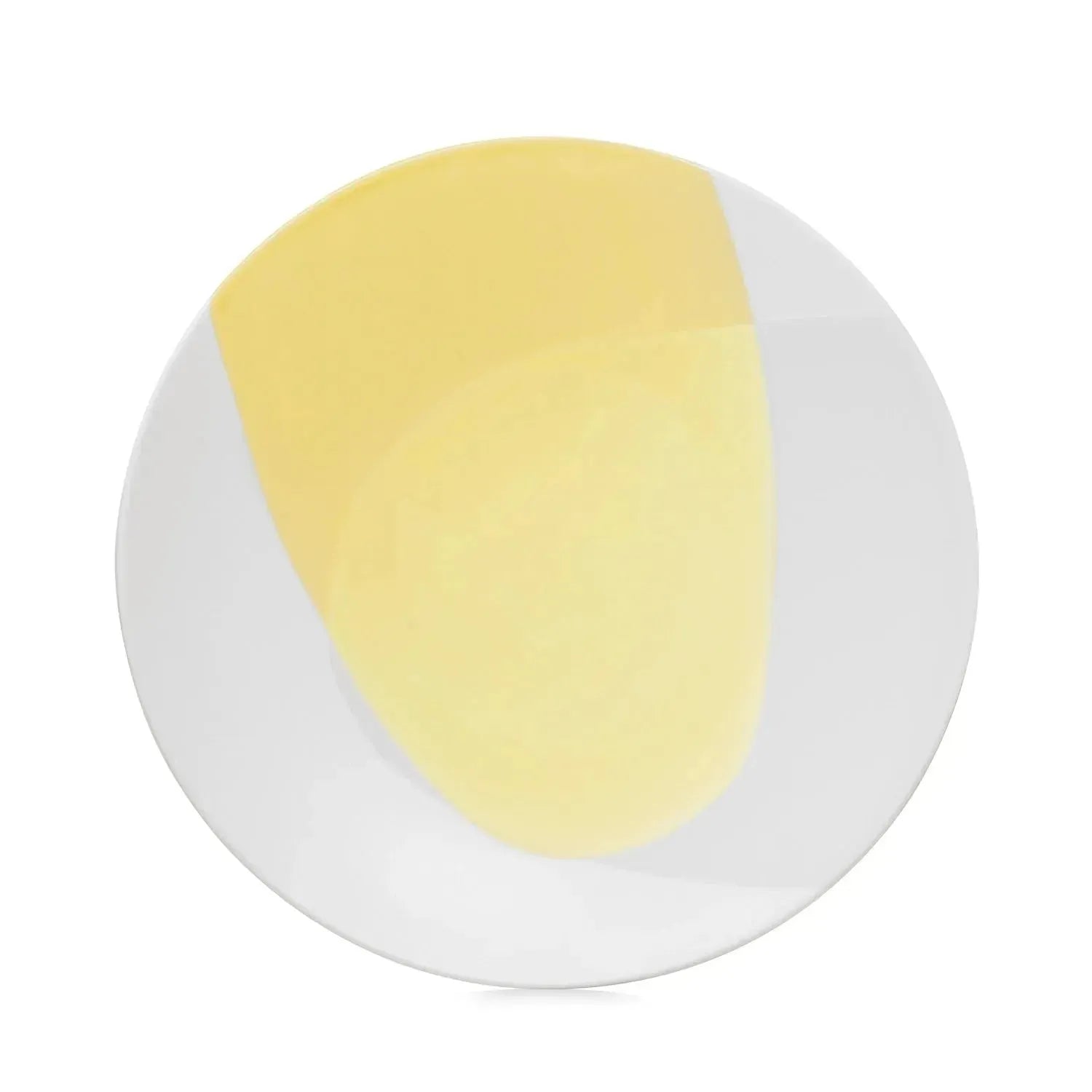 Confluence Teller flach D26cm safran alabaster weiss in Gelb präsentiert im Onlineshop von KAQTU Design AG. Teller ist von Revol