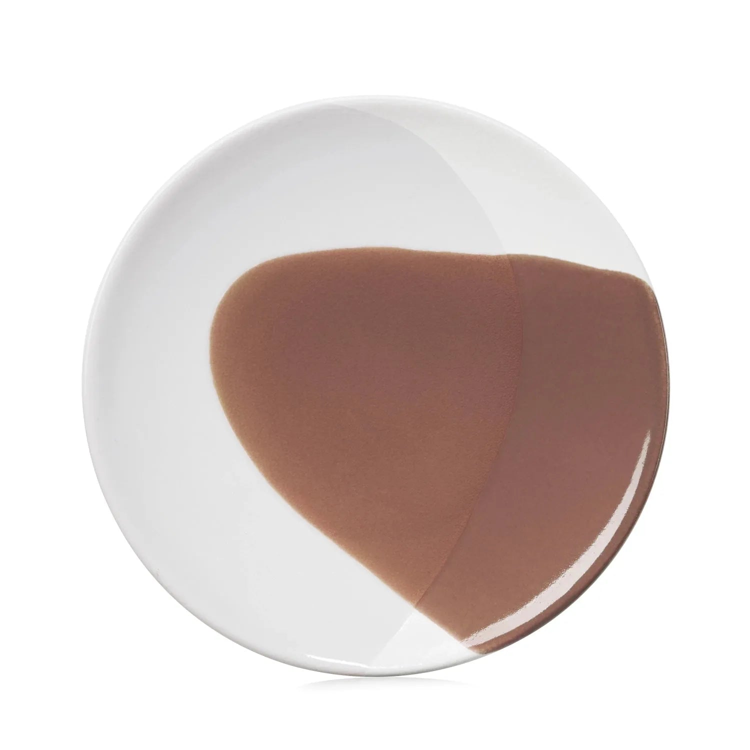 Confluence Teller flach D28cm cognac alabaster weiss in Braun präsentiert im Onlineshop von KAQTU Design AG. Teller ist von Revol