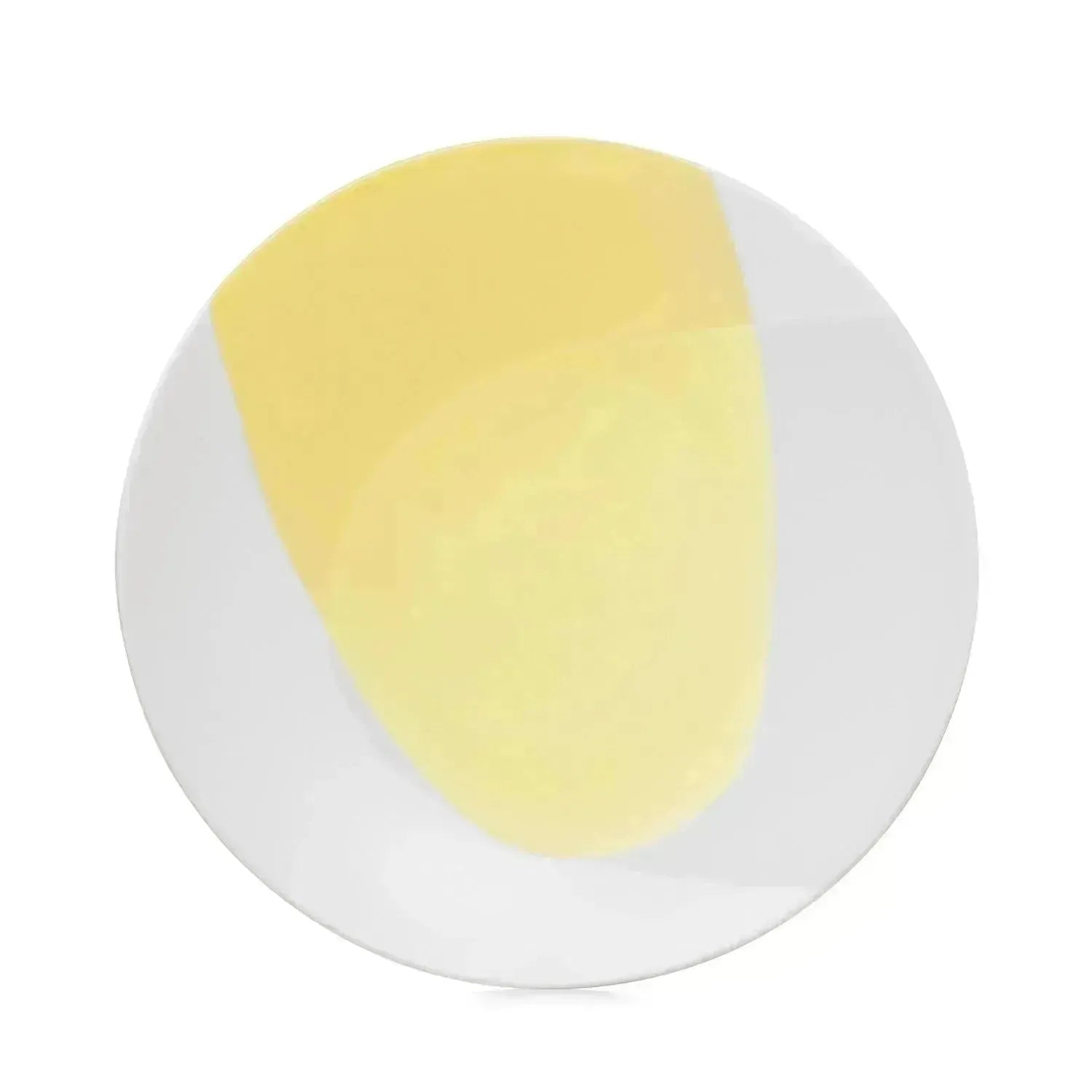 Confluence Dessertteller D21.5cm safran alabaster weiss in Gelb präsentiert im Onlineshop von KAQTU Design AG. Teller ist von Revol