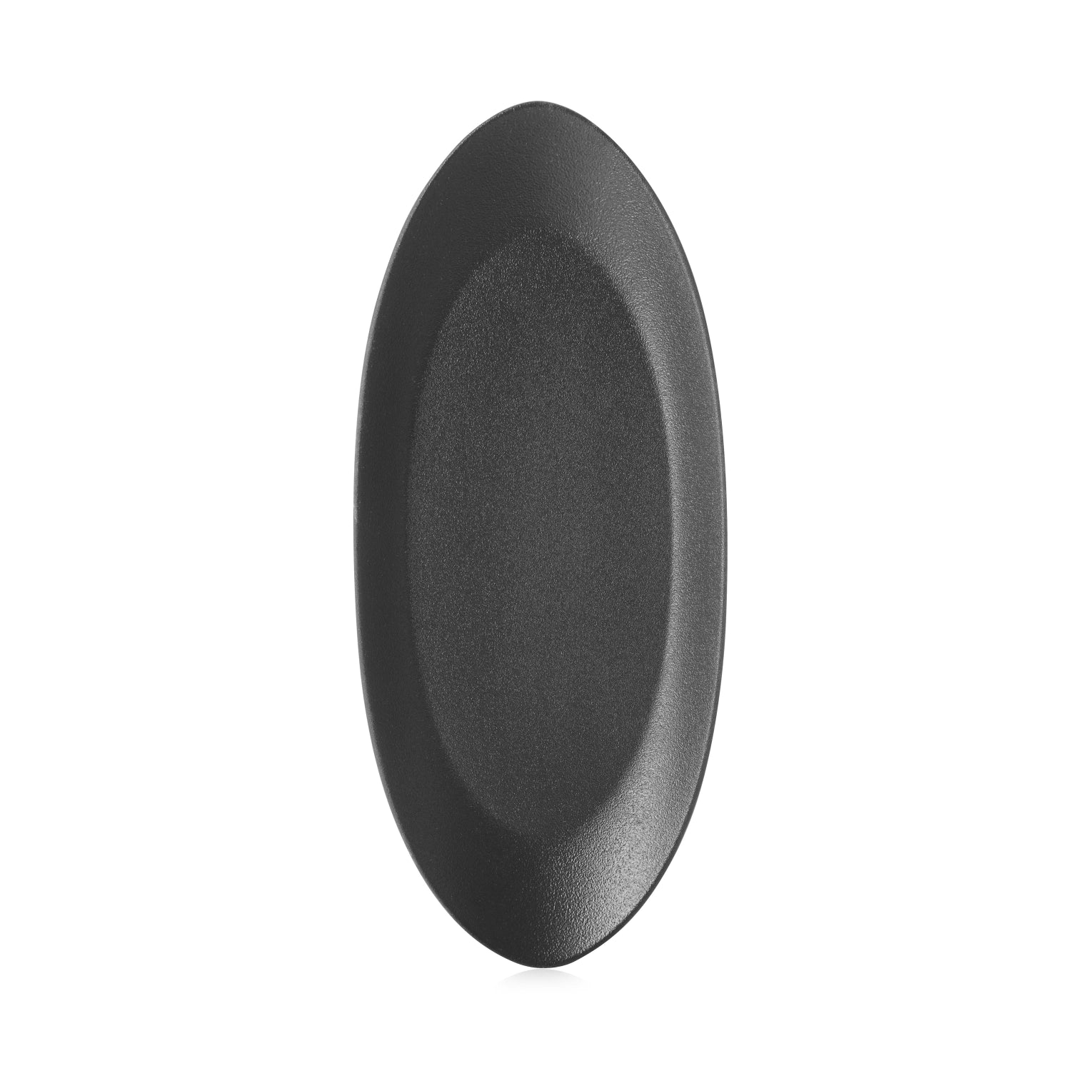 Entdecken Sie den Equinoxe Teller in Gusseisen-Optik von Revol. Längliche Form, 36x16 cm, ideal für stilvolle Präsentationen und vielseitig einsetzbar.
