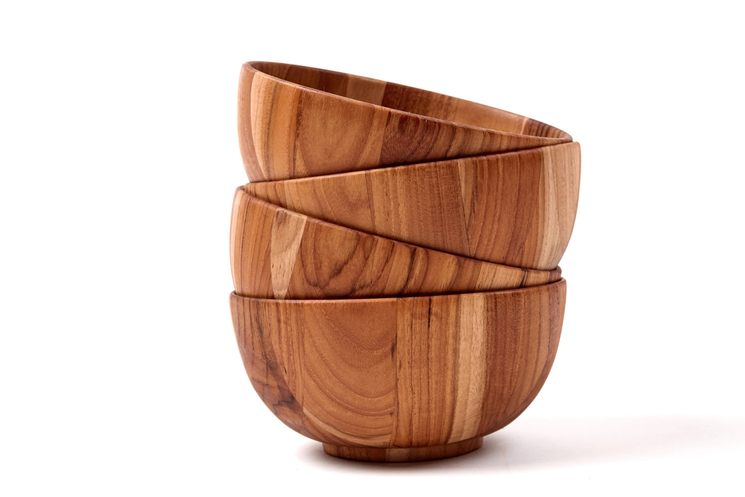4er Set Moon Schale D15cm H7cm in Braun präsentiert im Onlineshop von KAQTU Design AG. Schale ist von Teak Haus