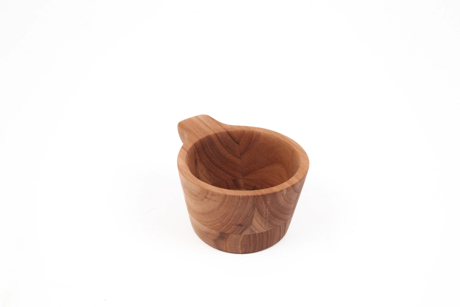 Elegantes 4er Set Tapasschalen aus hochwertigem Teakholz, perfekt für Snacks und Tapas. Maße: 8x10x5cm, ideal für gesellige Anlässe.