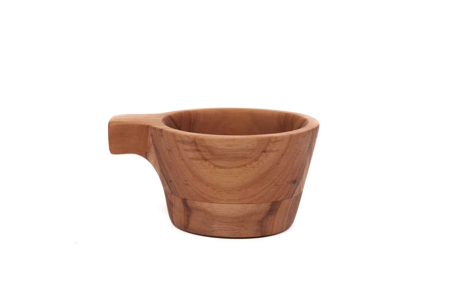 Elegantes 4er Set aus Teakholz für Tapas und Snacks. Jede Schale misst 8x10x5cm und verleiht jedem Anlass einen besonderen Charme.
