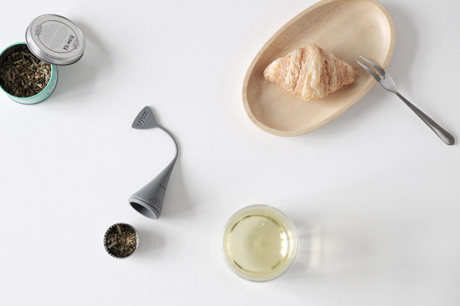 Infusion Teesieb Tee-Ei D4cm H16cm grau