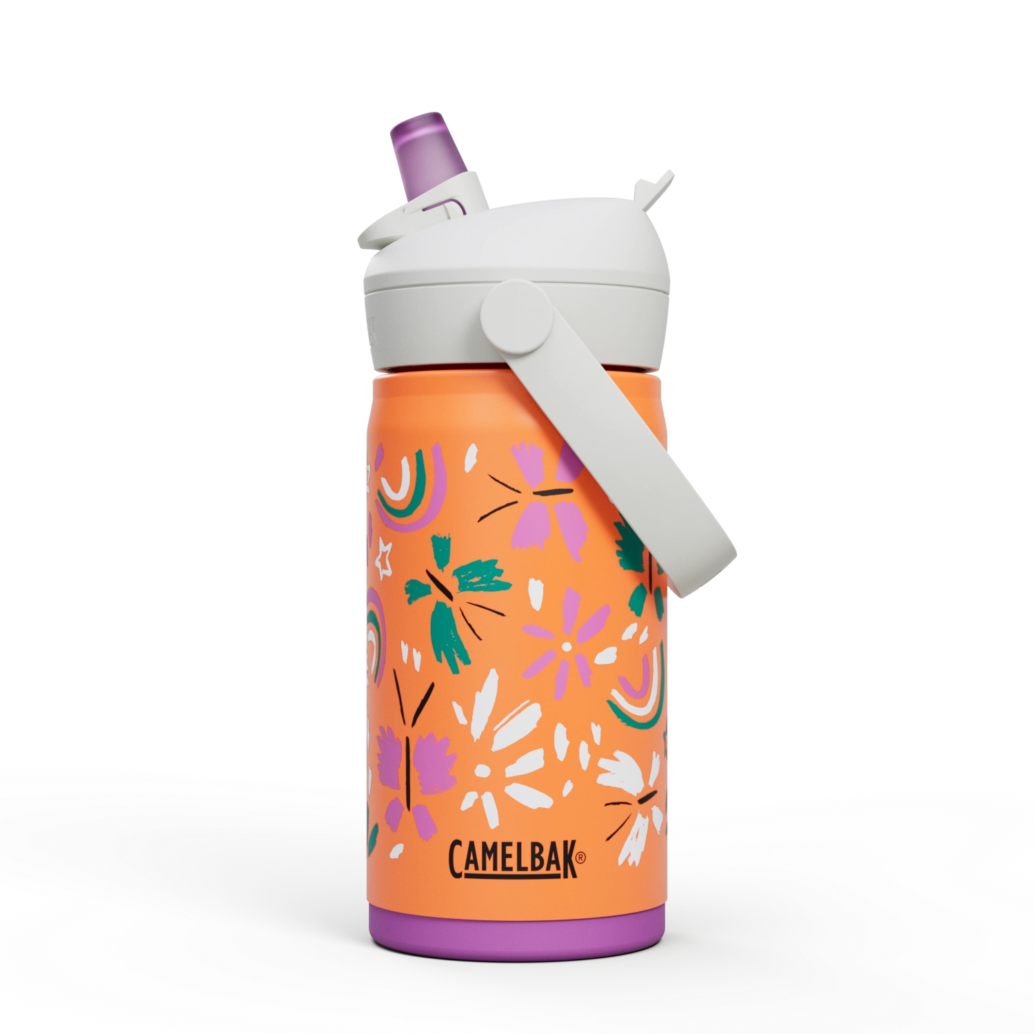 Thrive Flip Straw Kids VSS 0.35l Butterfly Rainbow