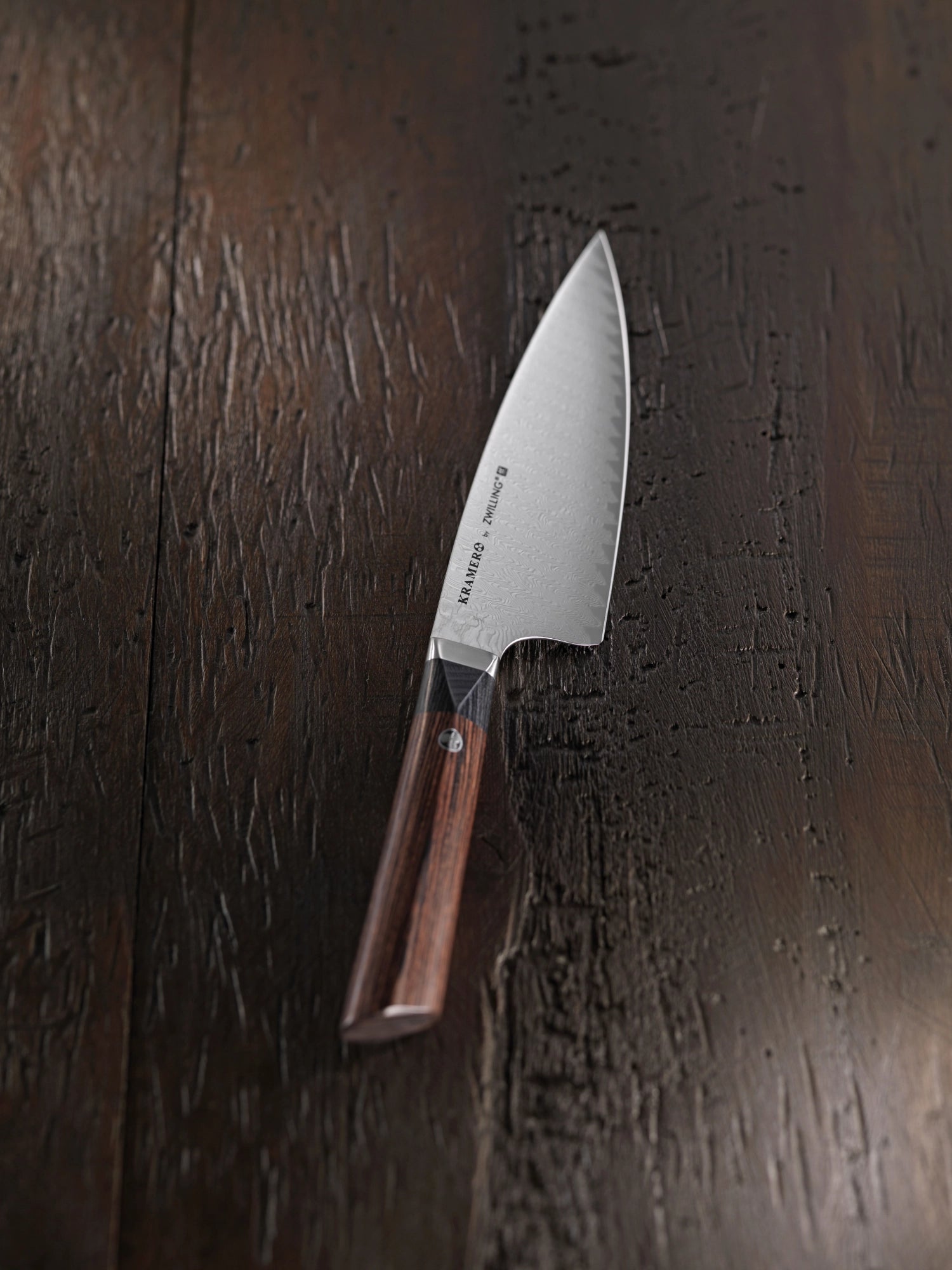 Hochwertiges Kramer Meiji Universalmesser von Zwilling, 13 cm Klinge, ideal für präzises Schneiden in der Küche, ergonomischer Griff.