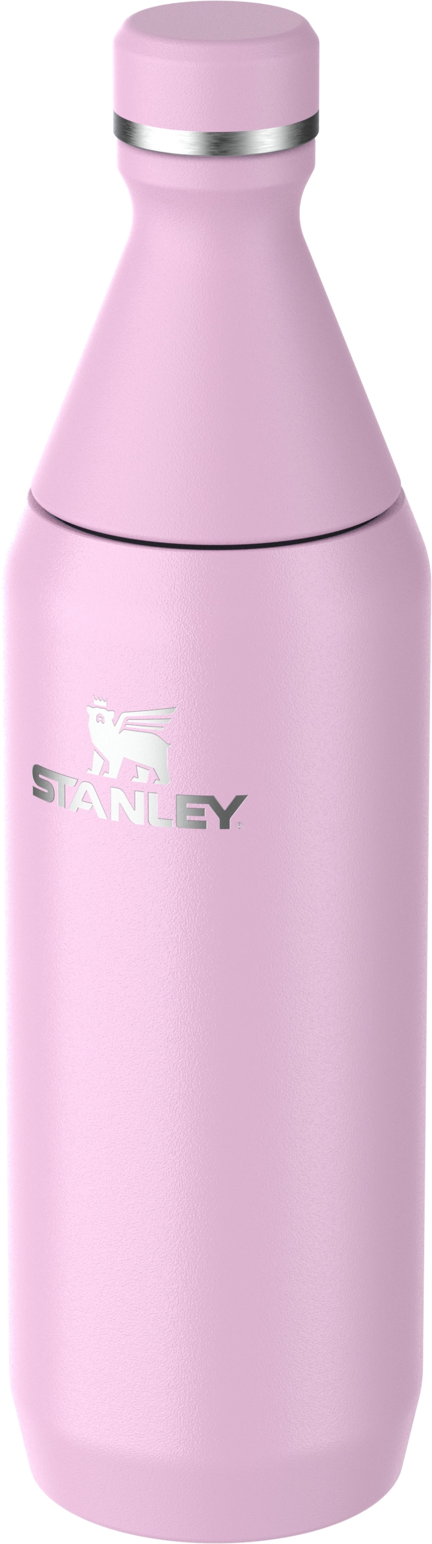 Elegante All Day Slim Flasche in zartem Kirschblüten-Glanz, 0.6l, ideal für unterwegs. Hochwertige Trinkflasche von Stanley.