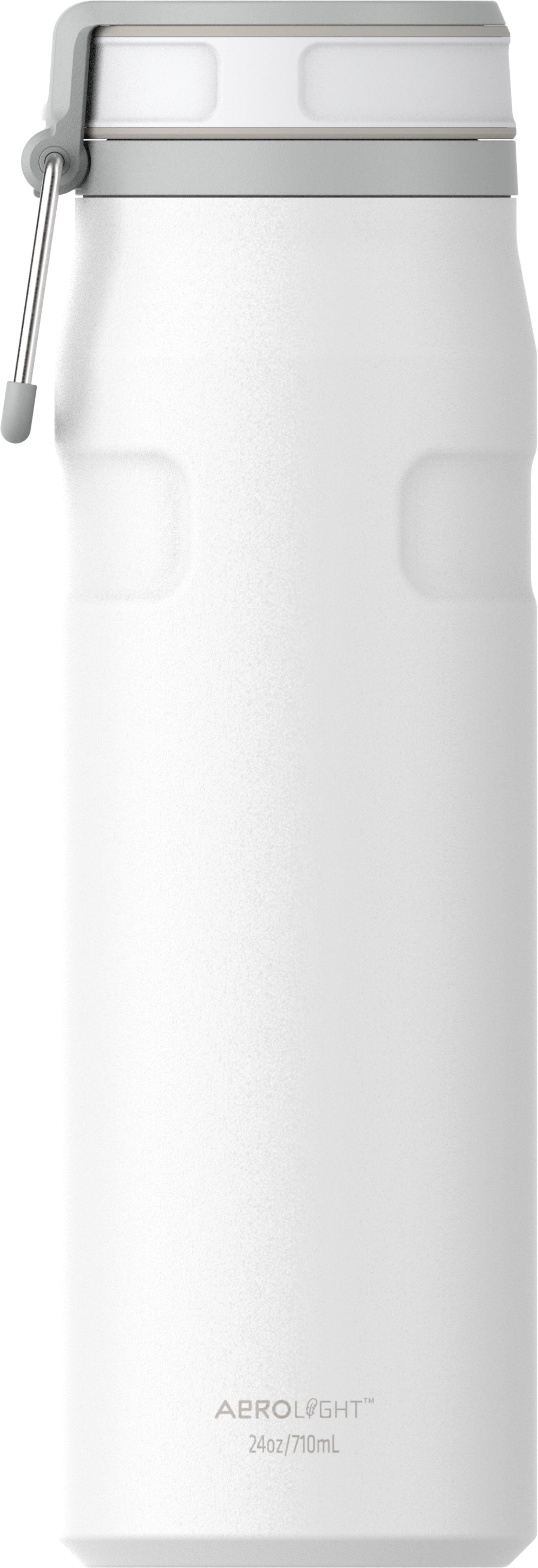 Moderne Stanley IceFlow Twist Flip Flasche 0.7l in kühlem Frost-Design, ideal für Erfrischungen unterwegs und sportliche Aktivitäten.
