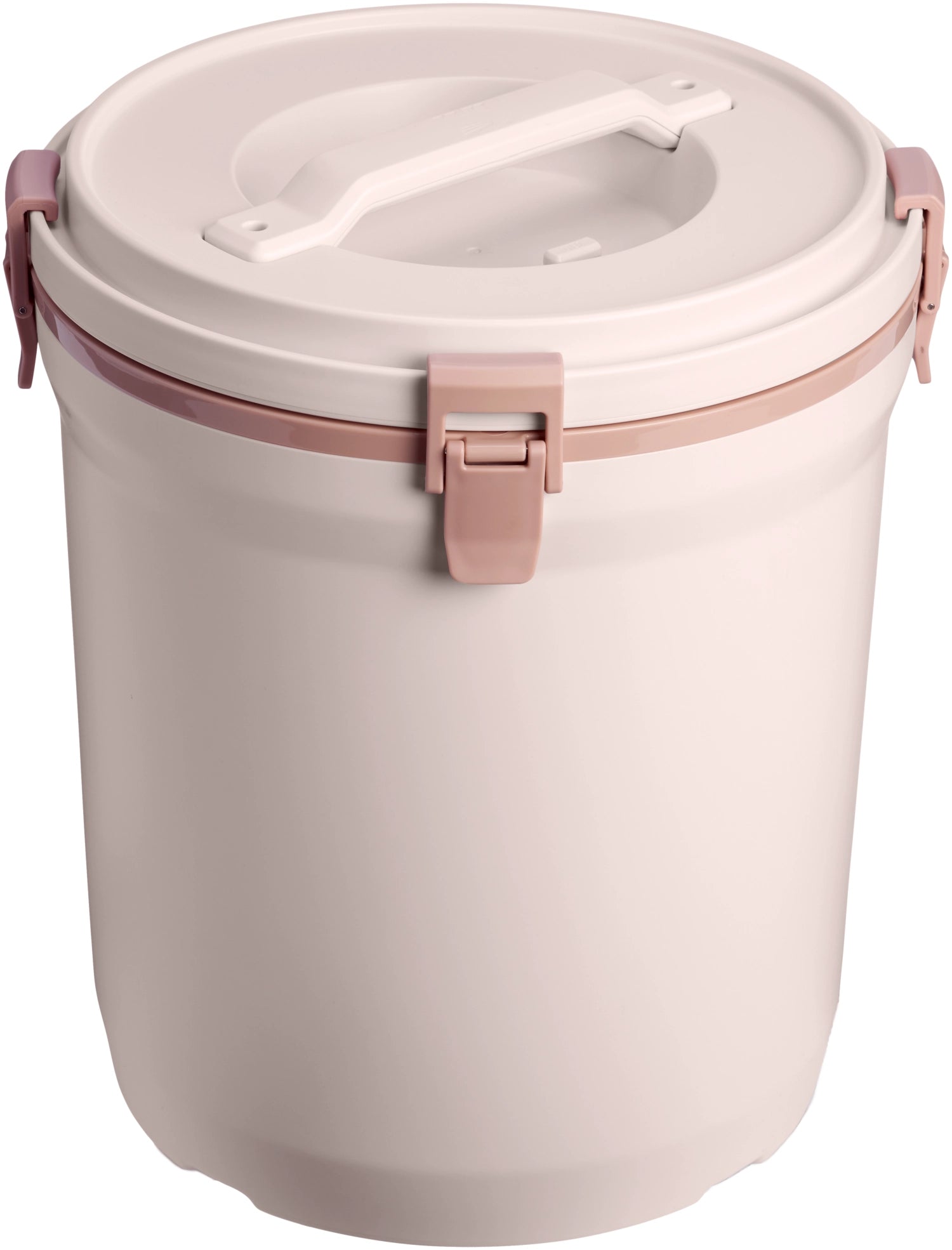 Stylischer Fast-Flow Getränkespender in zartem Rose Quartz, ideal für Partys und Outdoor-Aktivitäten. Perfekt für erfrischende Getränke!