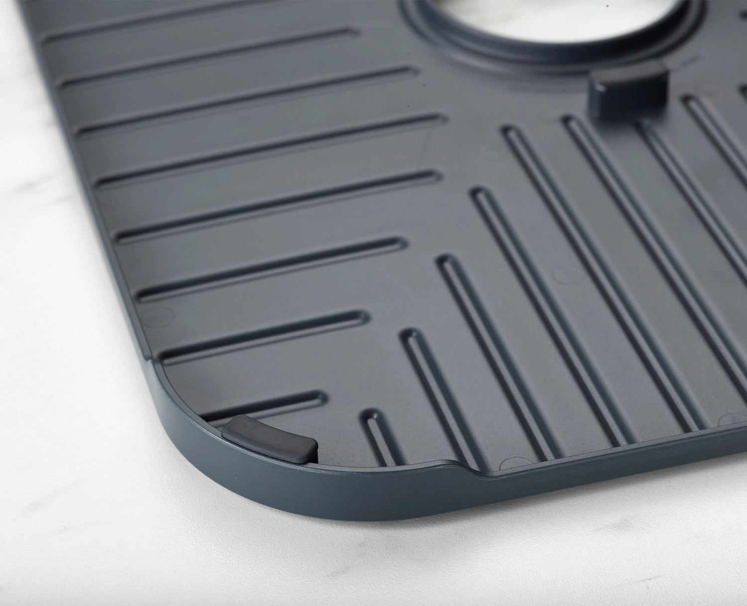 SinkShield Abtropfmatte mit Abfluss L 30x40cm ABS