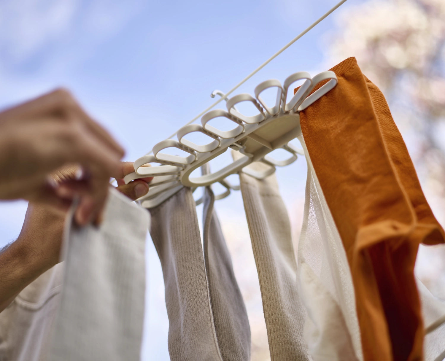 Petal Kleiderbügel für Kleinteile in Blütenform für 22 Stück