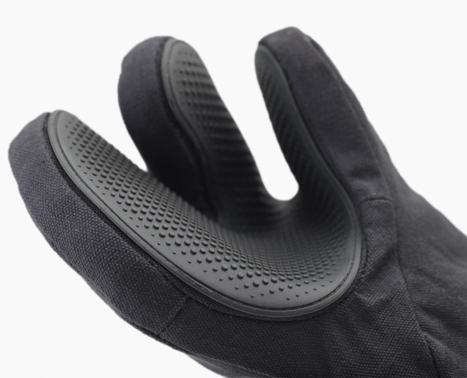 Stylischer Ofenhandschuh in Anthrazit von Joseph Joseph, aus strapazierfähiger Baumwolle, ideal für sicheres Handling heißer Töpfe und Pfannen.