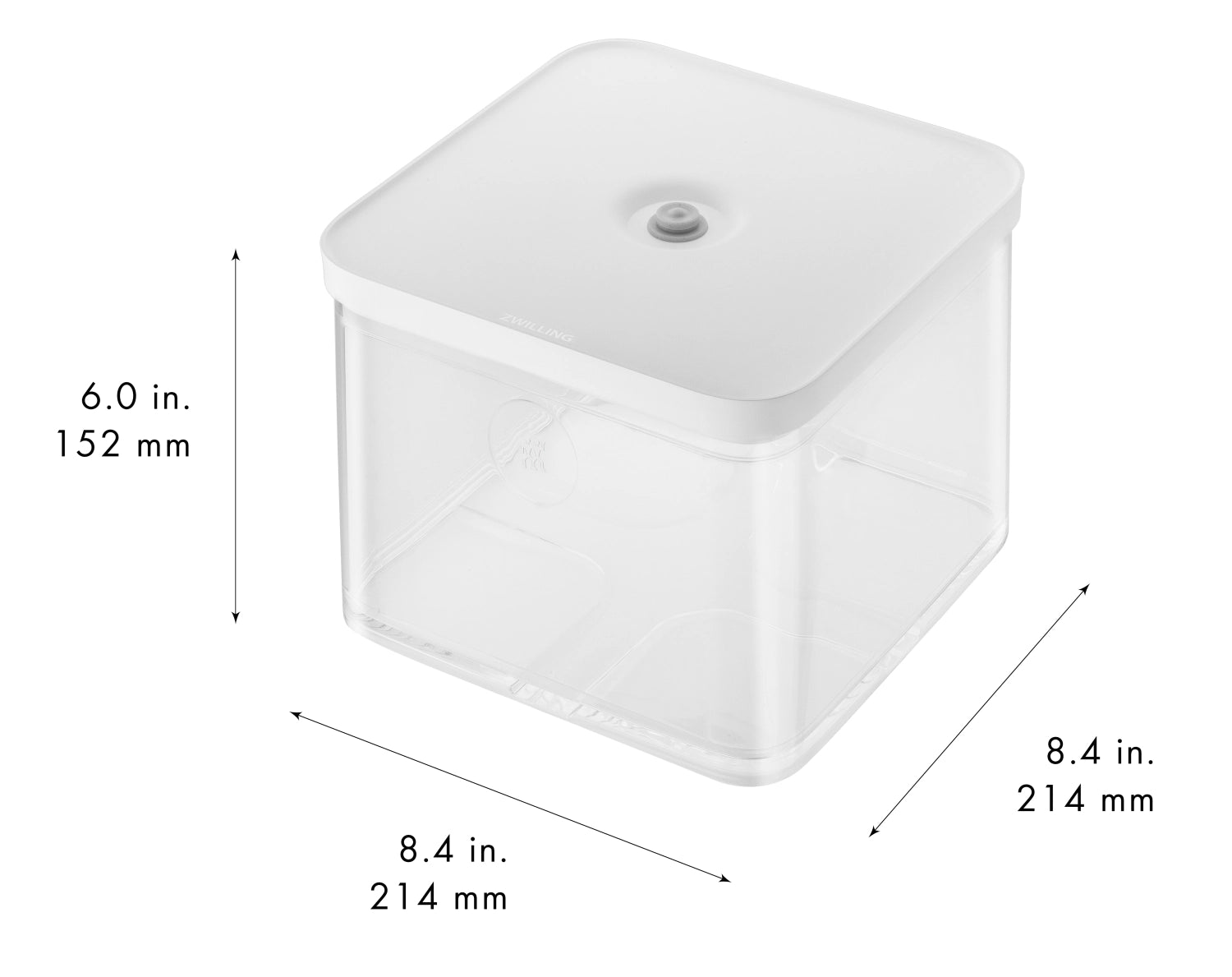 Fresh & Save CUBE Box 2l, blanc transparent