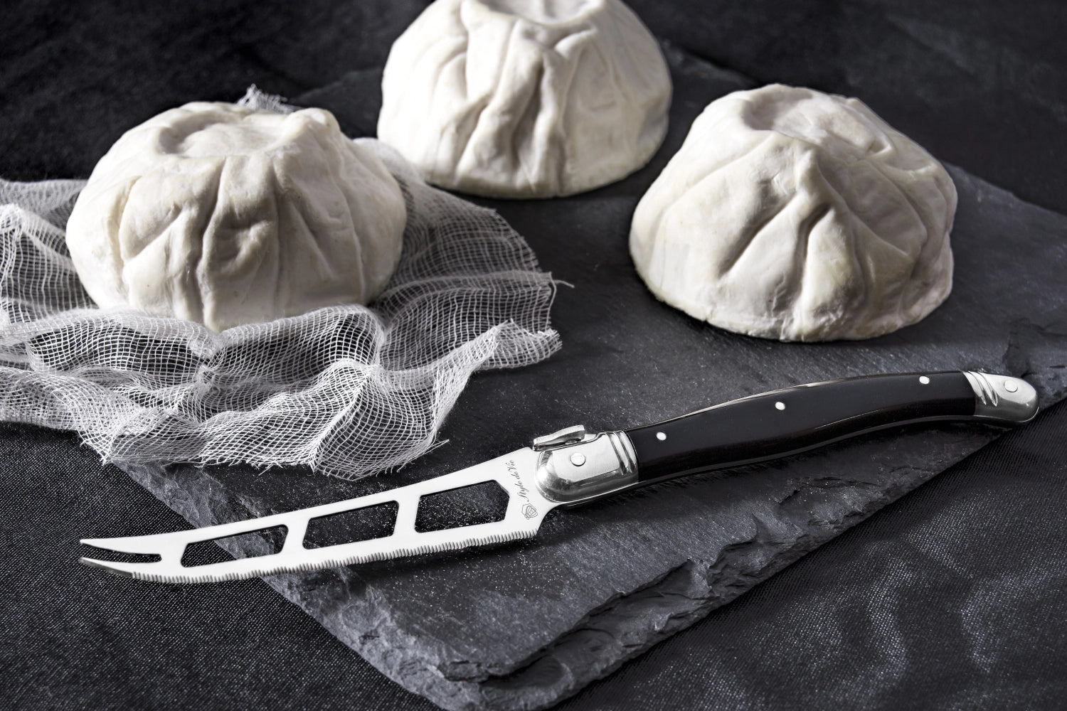 Laguiole Premium Line cheese knife black