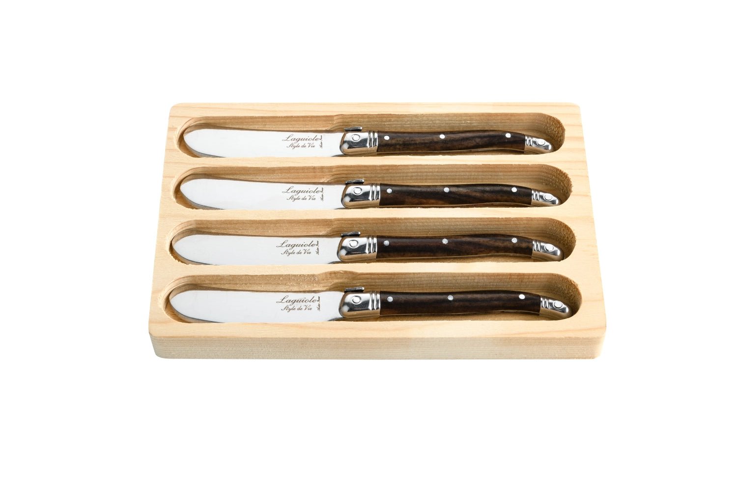 Laguiole Premium Line Buttermesser dark wood