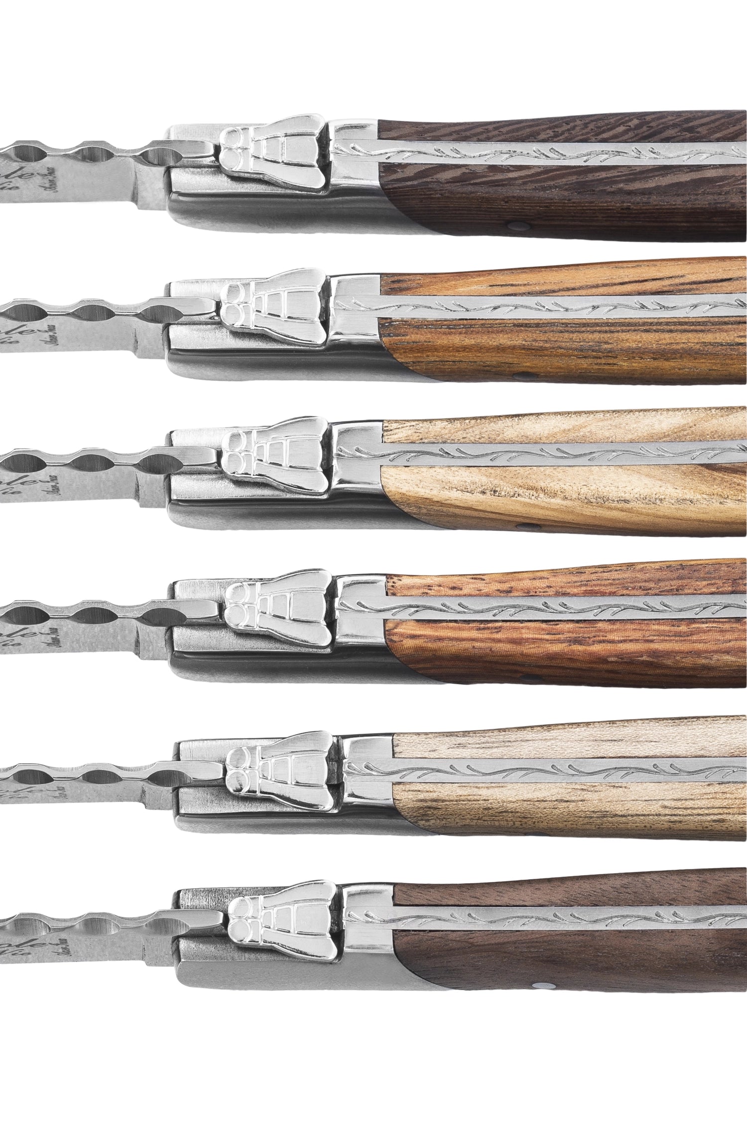 Laguiole Luxury Line Steakmesser Verschiedene Holzarten