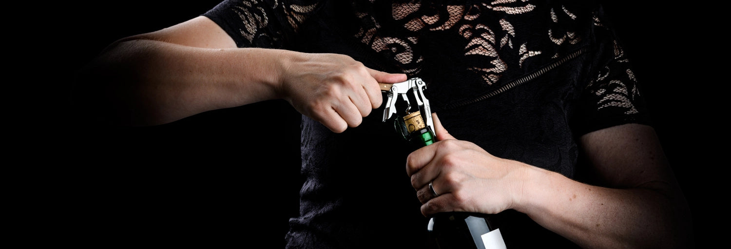 Laguiole luxury line cork puller olive wood