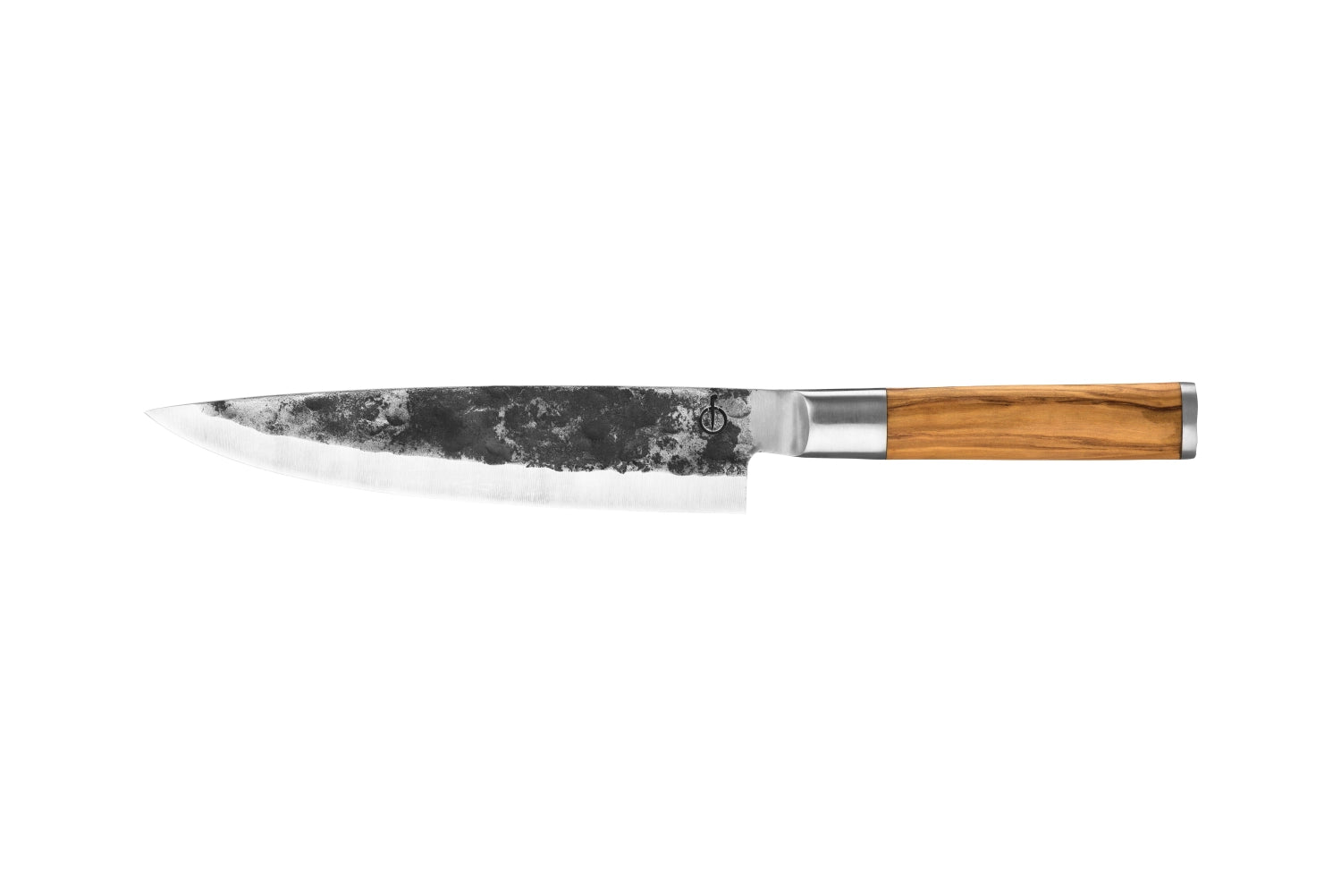 Hochwertiges 3-teiliges Messerset aus edlem Olivenholz von Forged, perfekt für präzise Schneidarbeiten und ansprechende Küchendekoration.