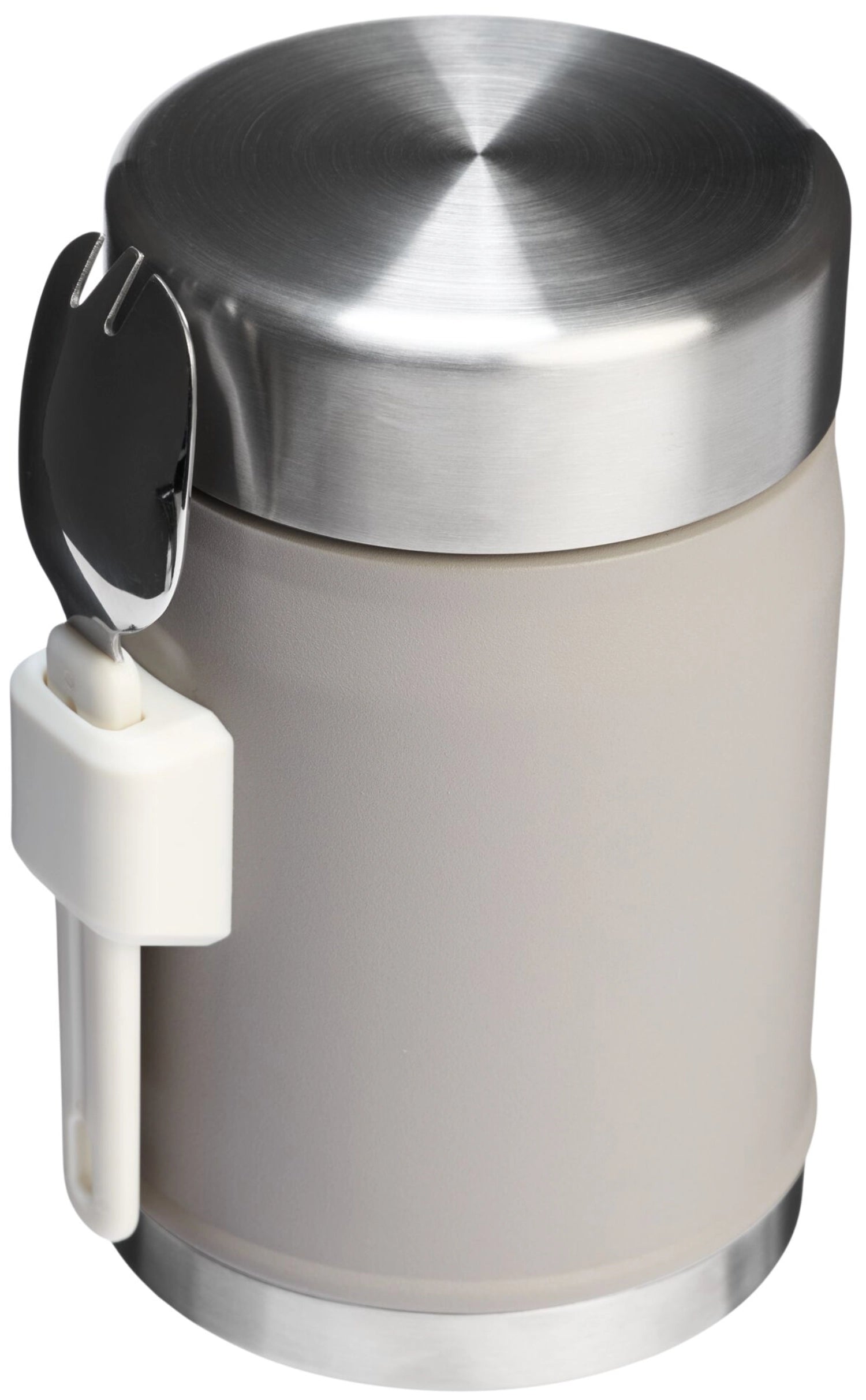 Legendary Food Jar + Spork 0.4l in Ash 2.0 von Stanley, ideal für unterwegs, hält Speisen warm und kommt mit praktischem Spork.