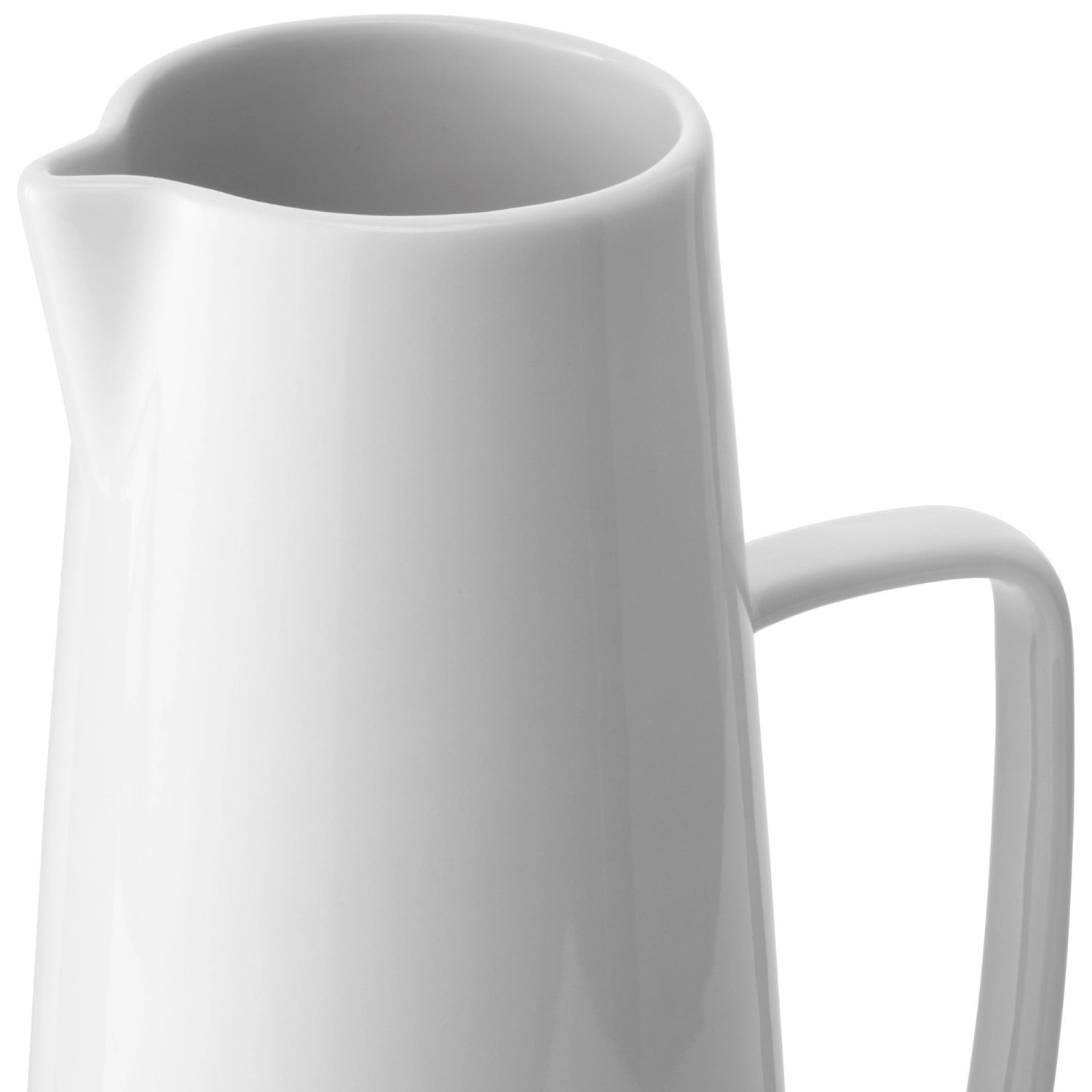 Moderner Wasserkrug von LSA in reinem Weiß, 1,4 l, perfekt für elegante Tischdekoration und erfrischende Getränke bei besonderen Anlässen.